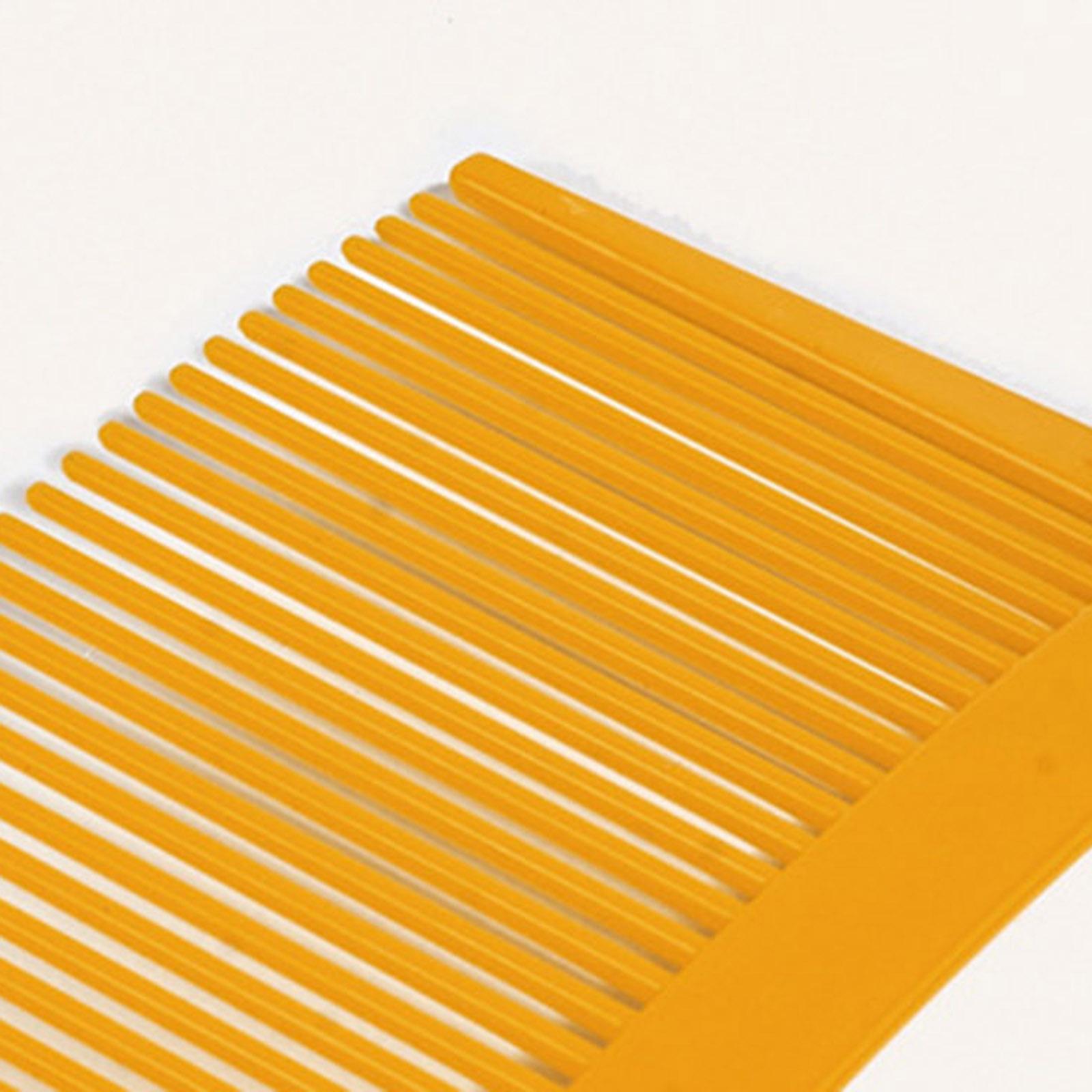 Curved Hair Cutting Clipper Comb Barber Salon Slicked-back Haircut orange