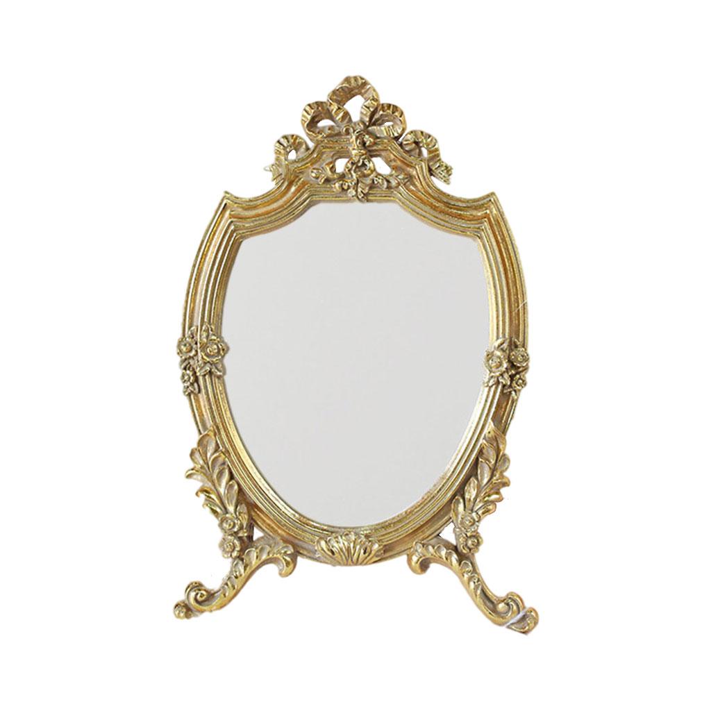Embossed Resin Makeup Mirror