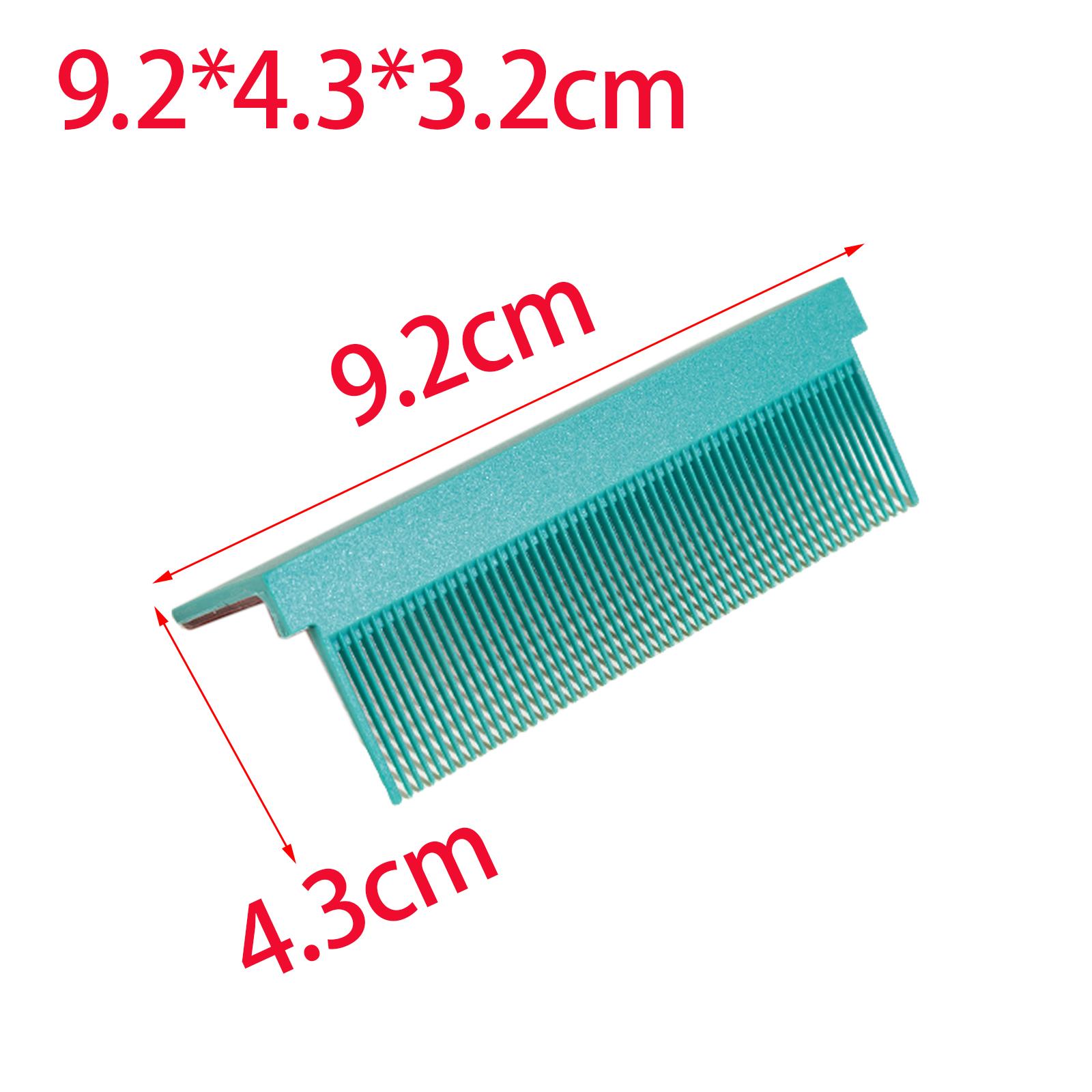 2xHair Straightener Comb Attachment Barber Styling Tool Detangling Accessory Green