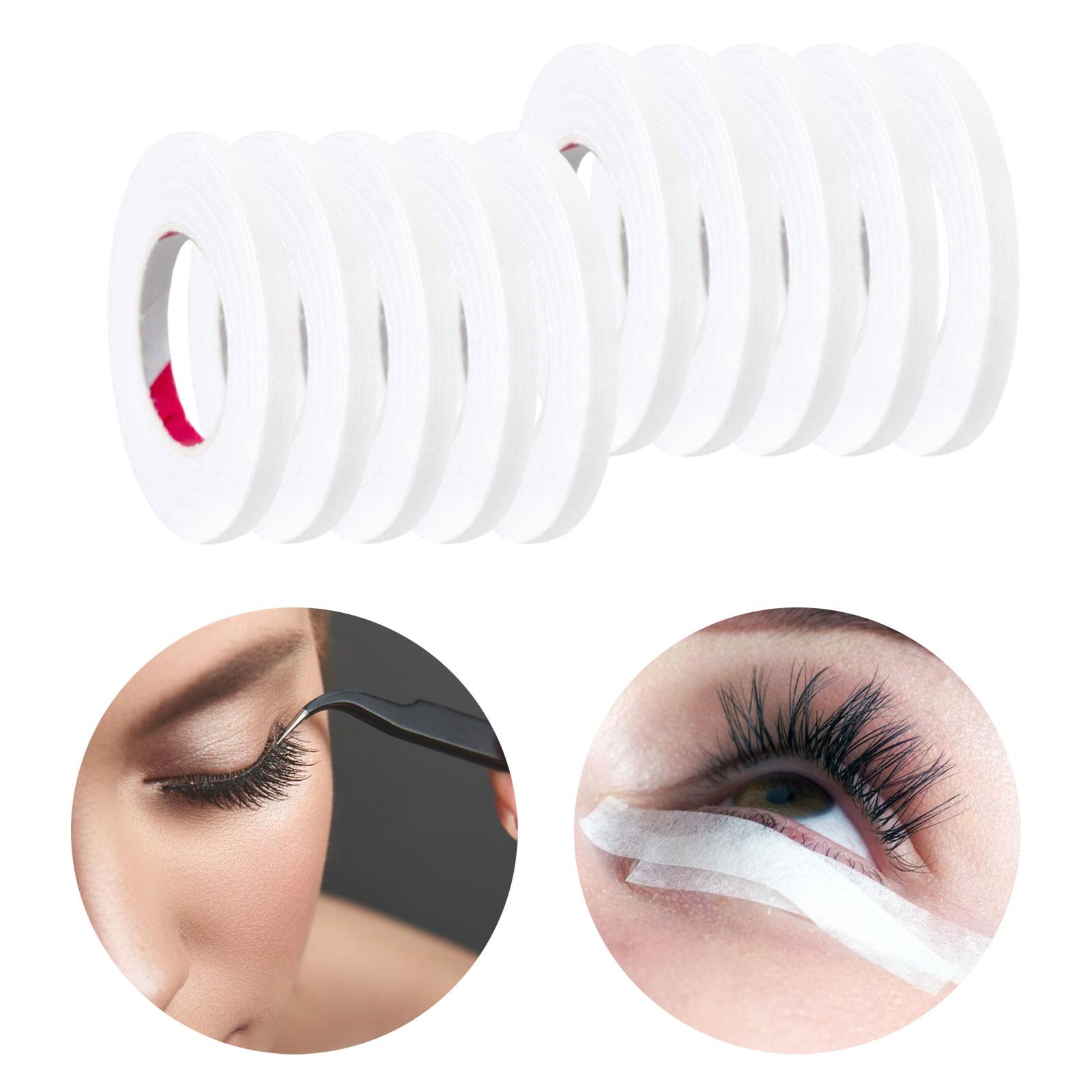 10 Pieces Eyelash Extension Tapes for Makeup Salons Women Girls Professional