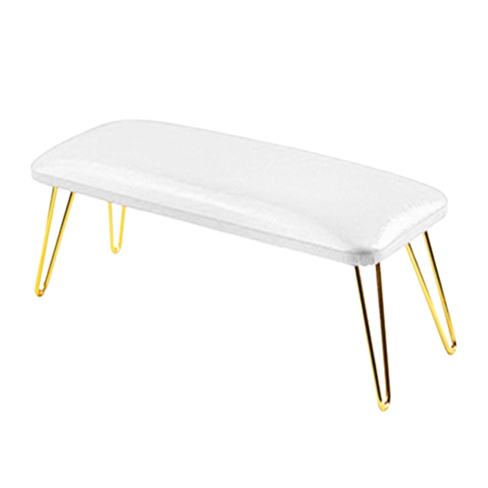 Manicure Nail Rest White And Gold