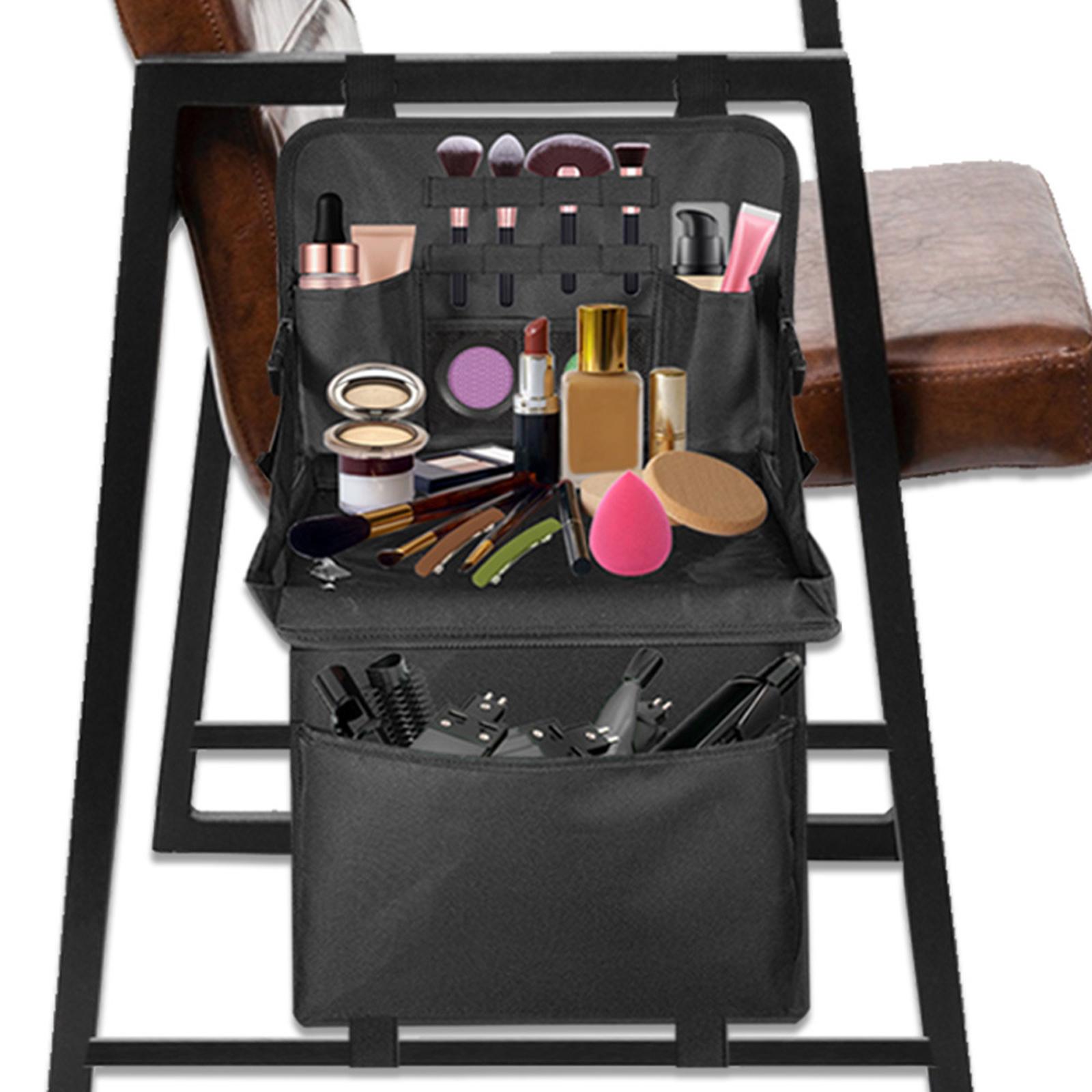 Beauty Tool Storage Bag Compact Large Capacity Makeup Chair Hanging Bag