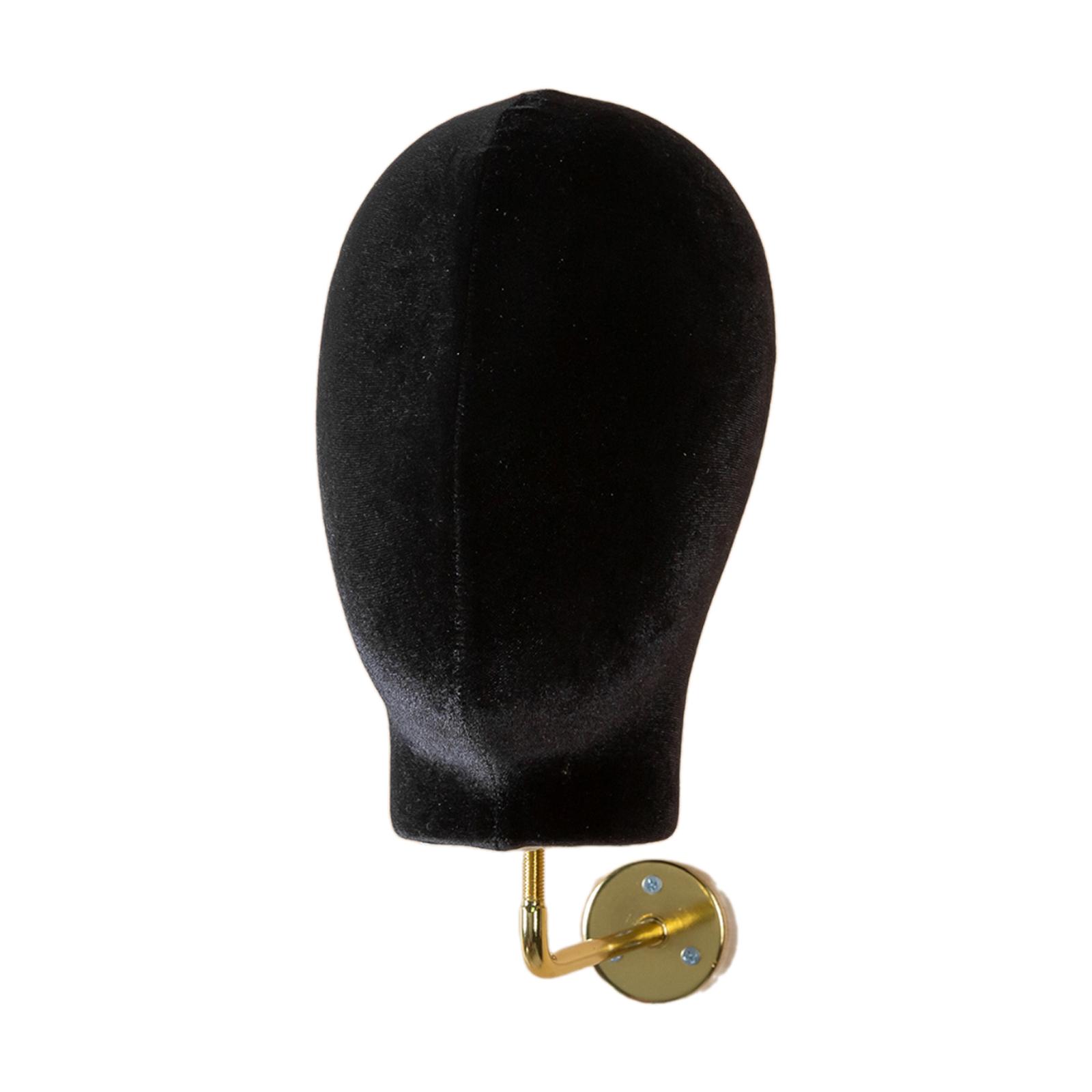 Mannequin Head Wall Mount Black