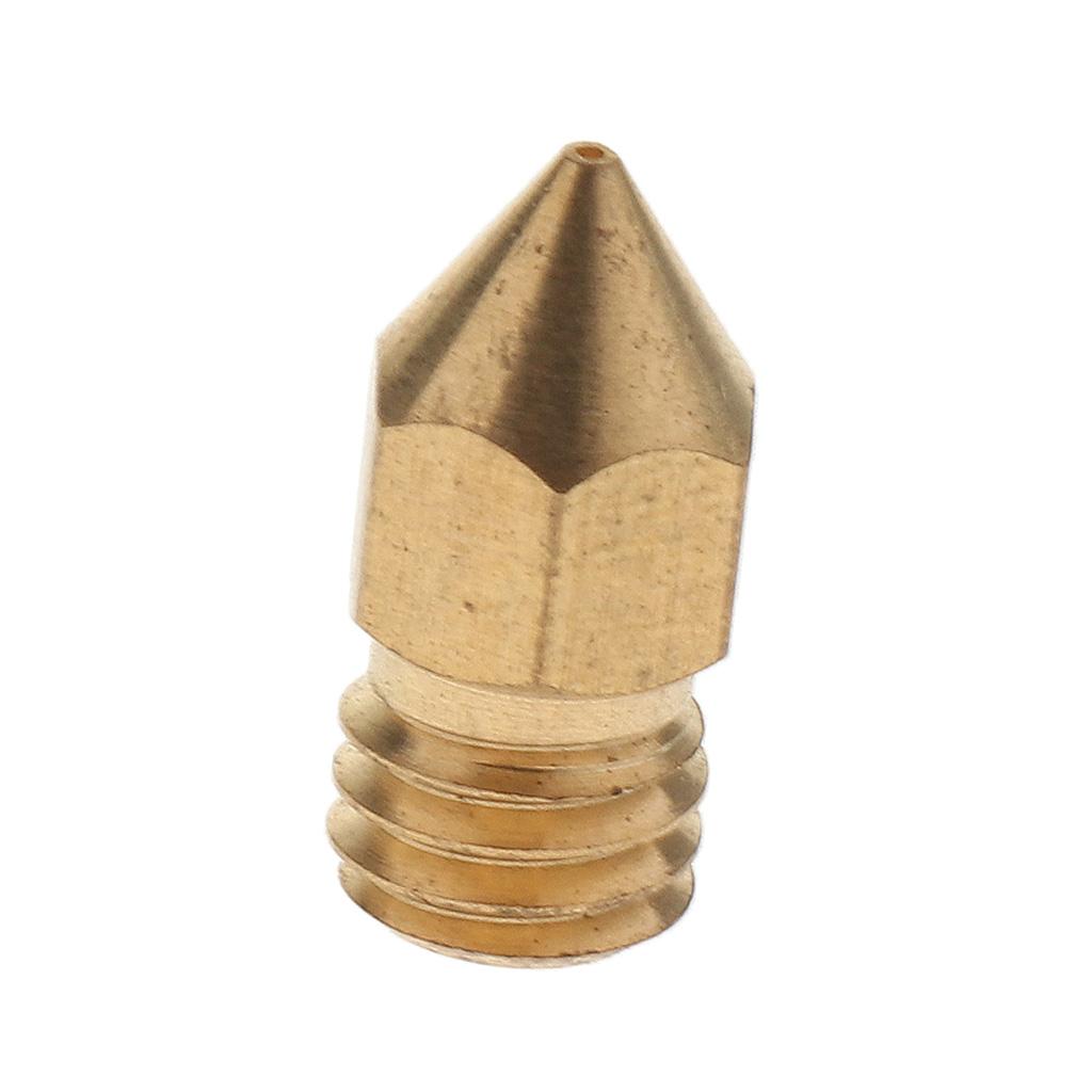 0.4mm 3D Printers Extruder Nozzle Printhead Brass Copper for 3.0mm Filament