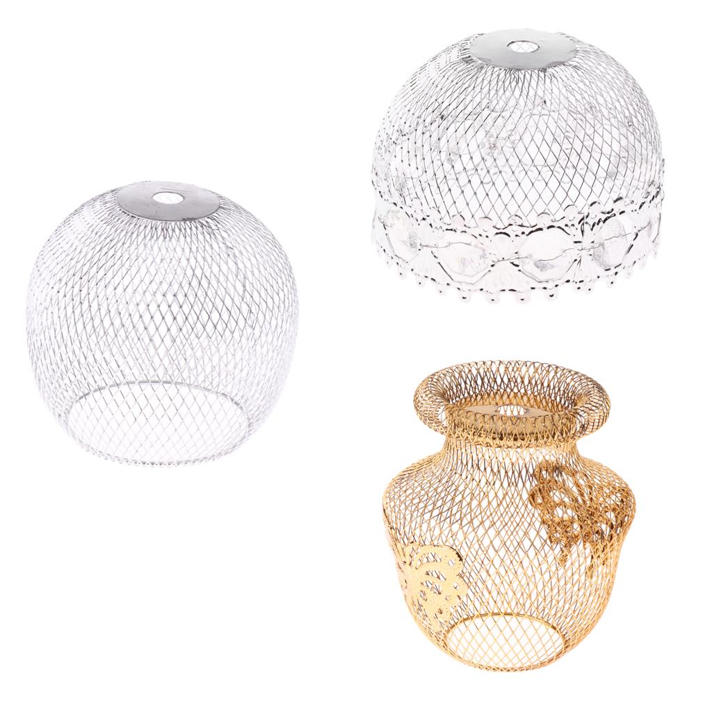 3pcs Iron Table Lamp Shade Modern Standard Lamp Shade Small Lamp Shade
