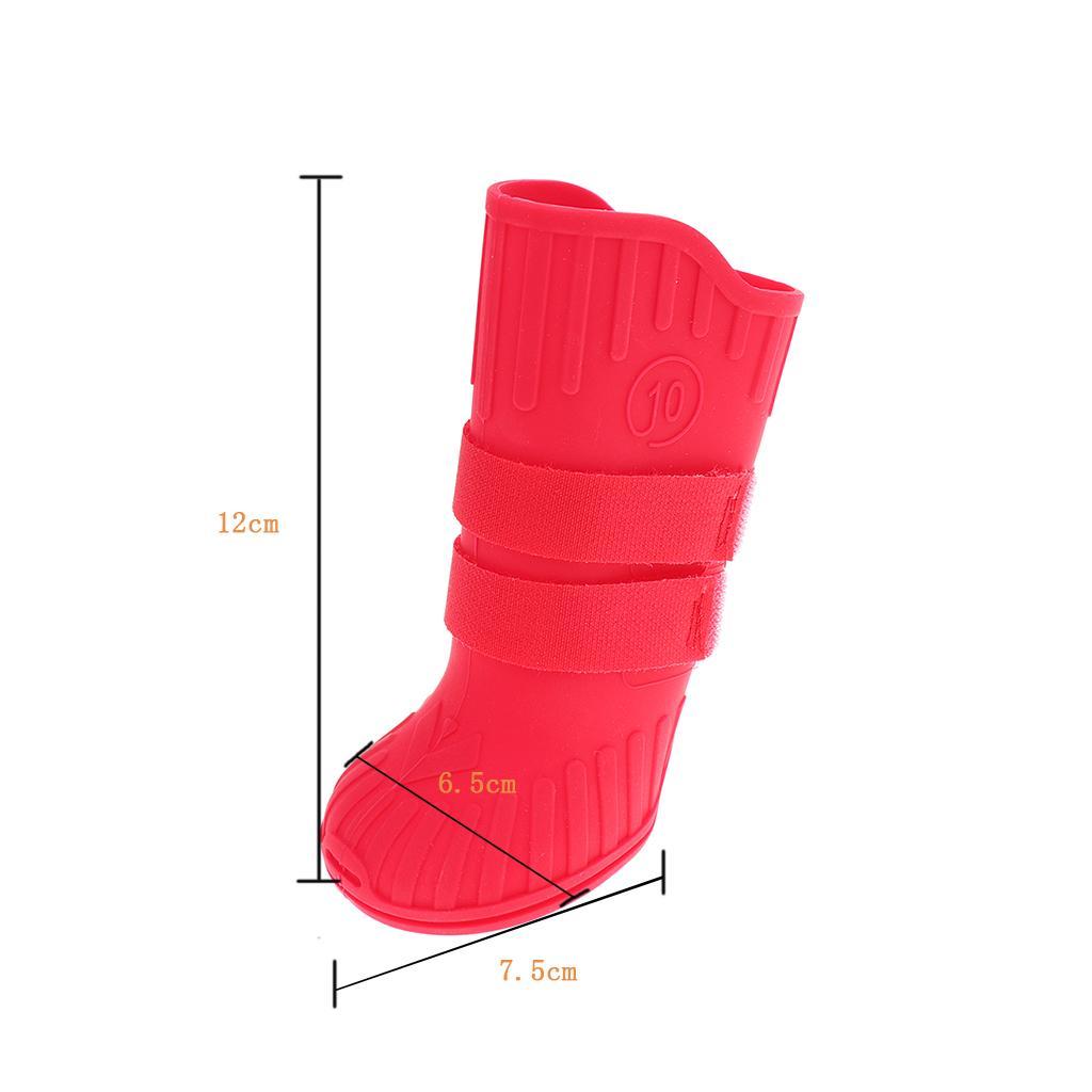 Hundeschuhe Wasserdicht Hunde Regenstiefel Schneeschuhe mit
