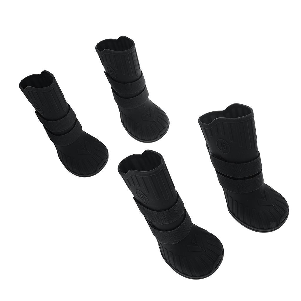 Hundeschuhe Wasserdicht Hunde Regenstiefel Schneeschuhe mit