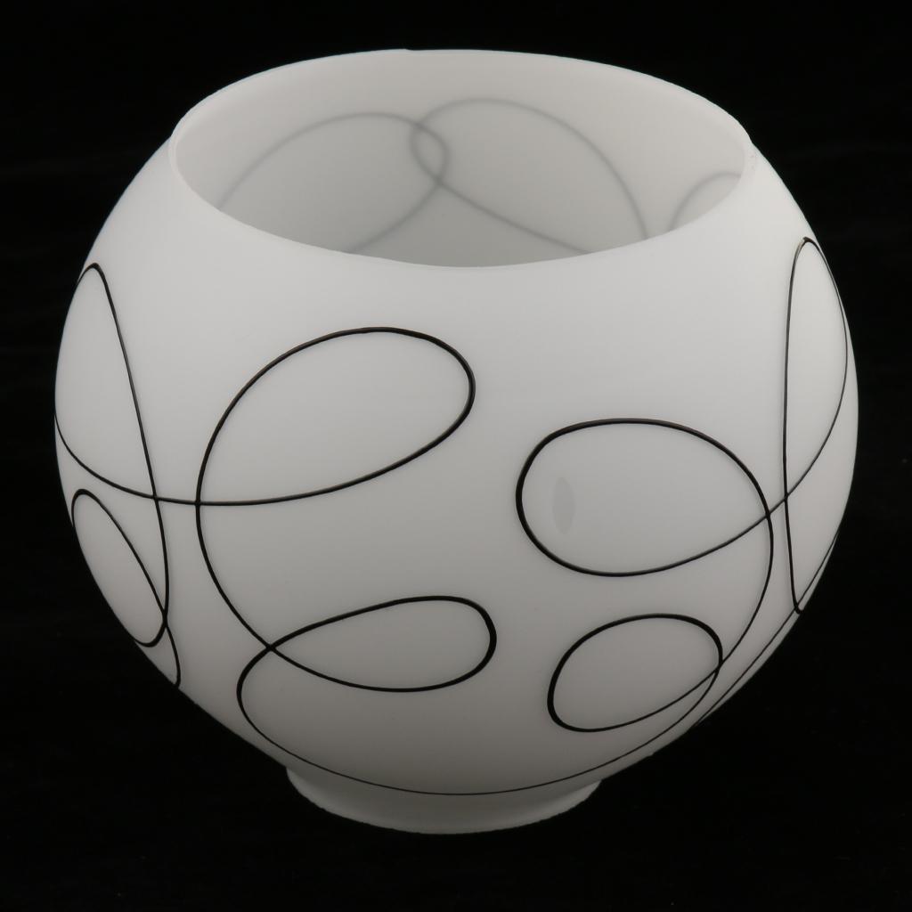 Wall Lighting Single-Light Silver Bracket with Glass Lampshade Globe