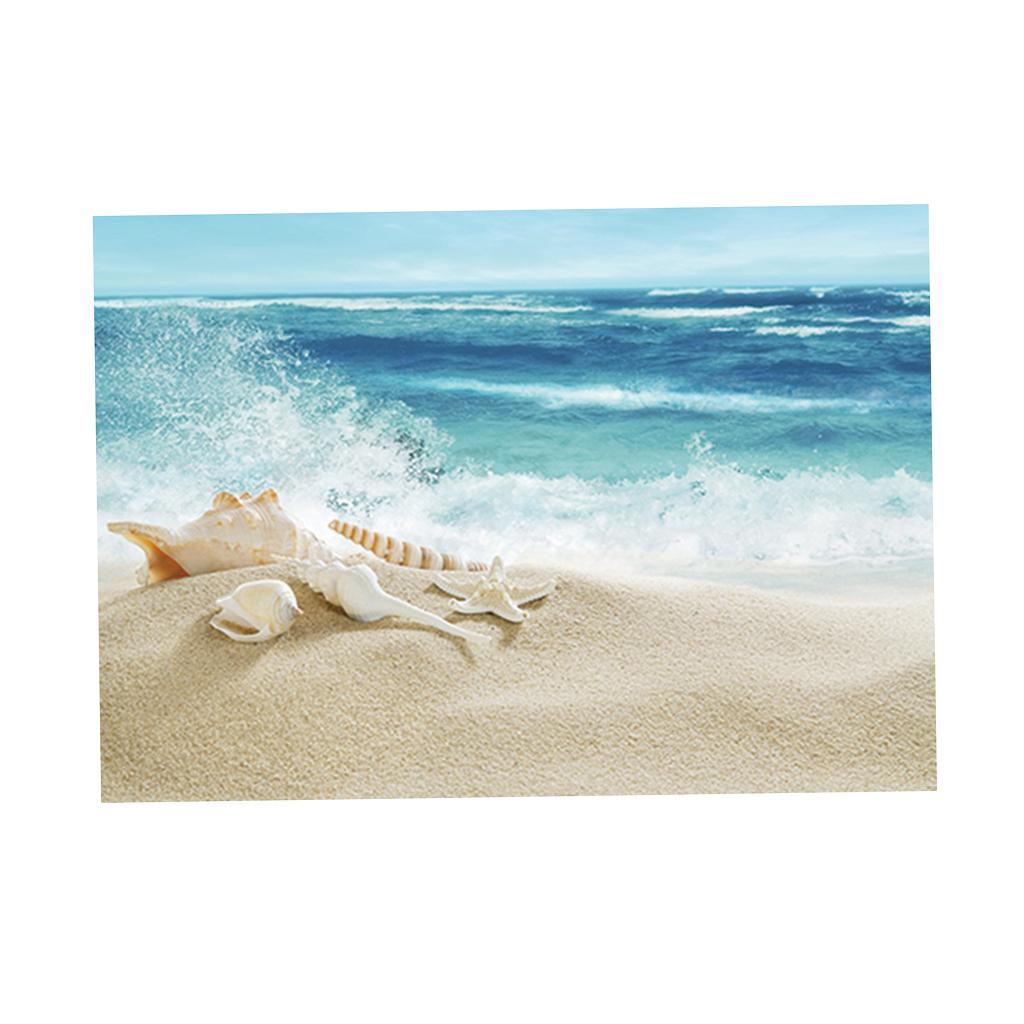 Aquarium 3D Digital Printing Single-sided Adhesive Background Sticker XS