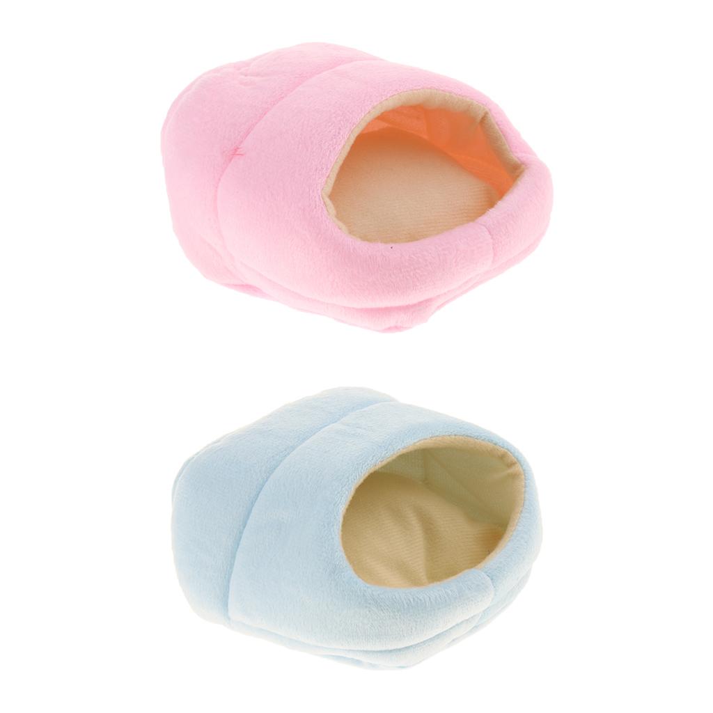 Slippers Shape Small Pets Bed Mat House Warm Winter Sleeping Bag Pink