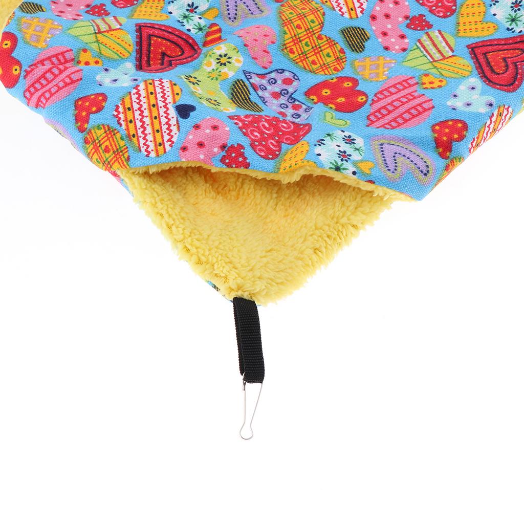 2pcs Soft Hamster Tunnel Hammock Small Animal Play Tunnel Hamster Bed Nest