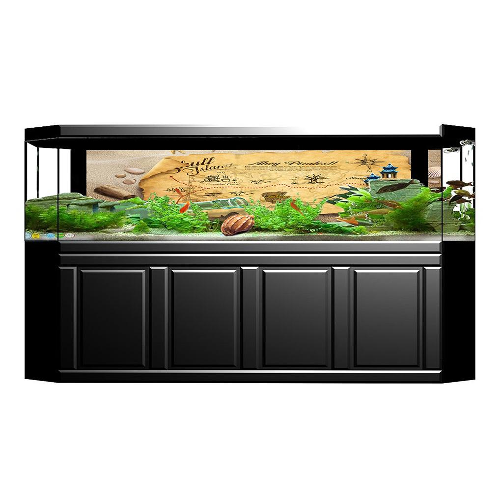 Aquarium Hintergrund Poster Tapete Pvc Kleber Aufkleber Dekor Ebay