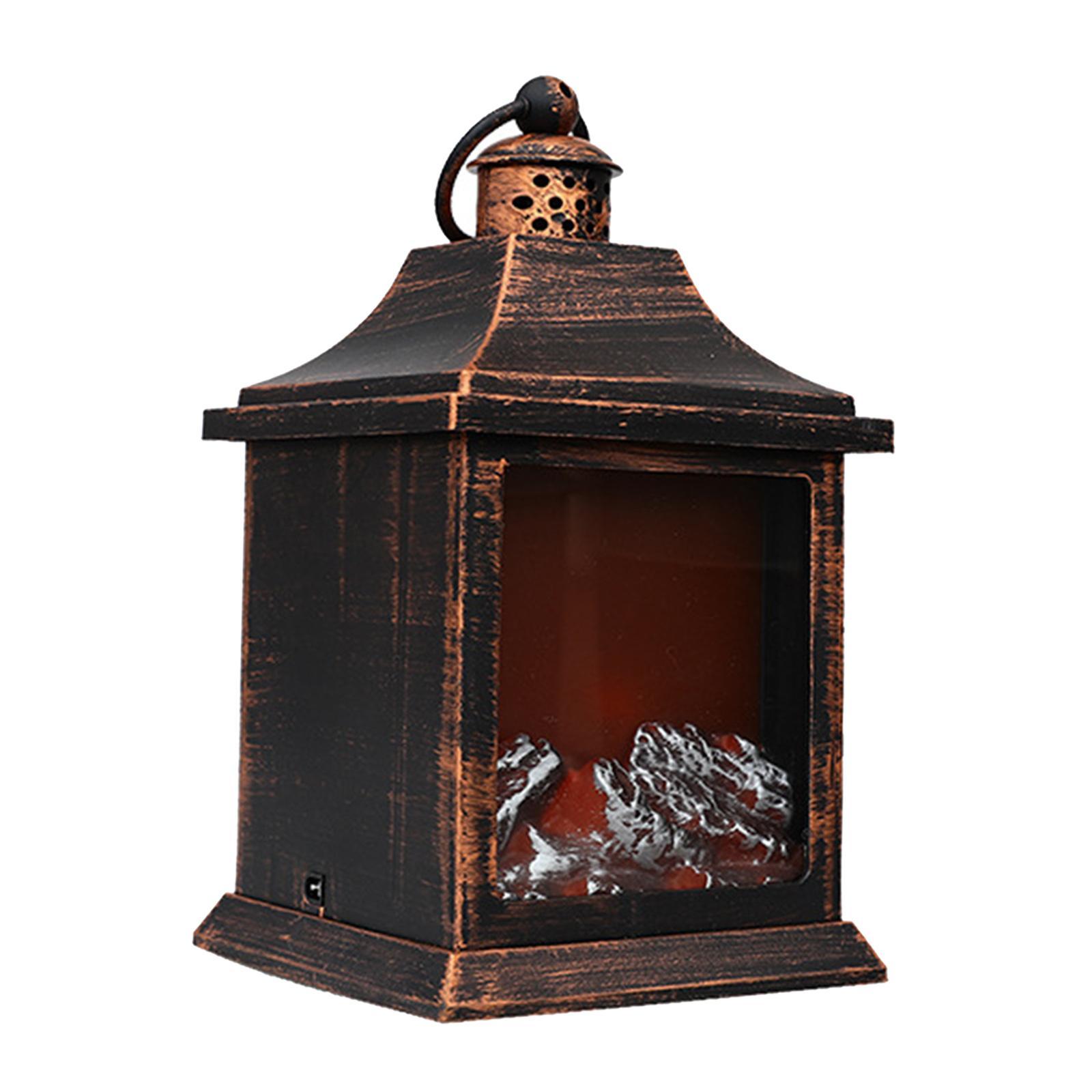 LED Fireplace Lantern