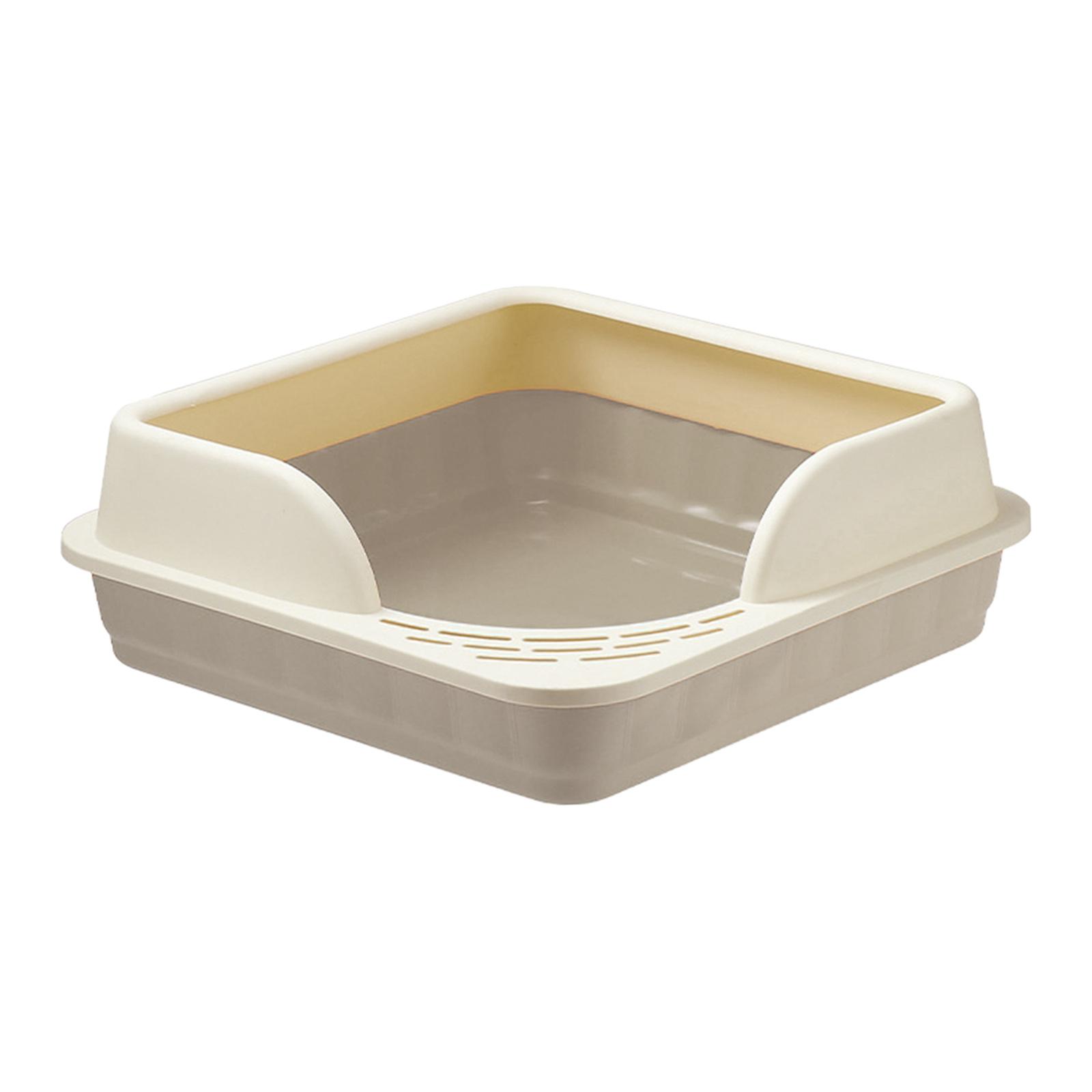 Semi Closed Cat Litter Box