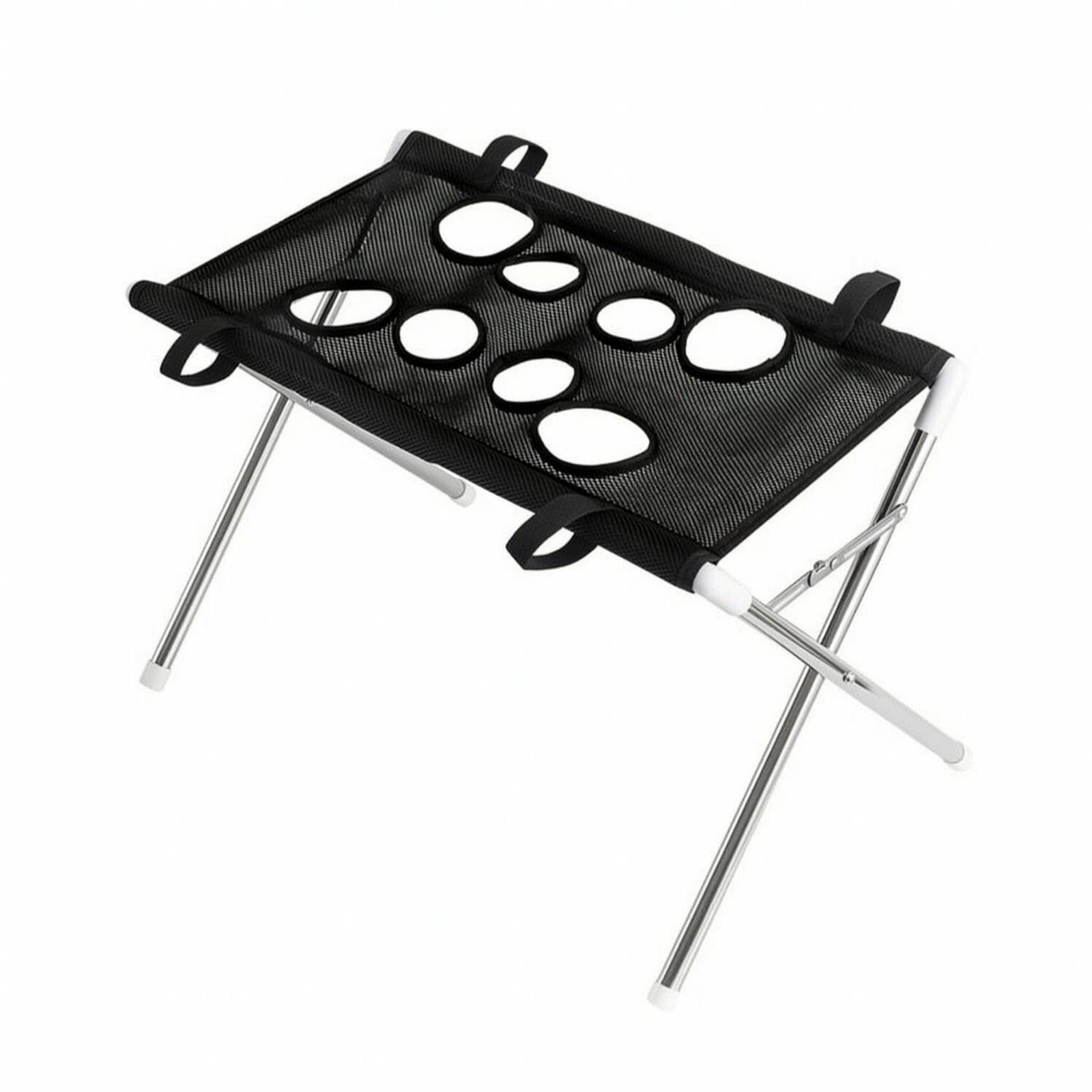 Space-Saving Foldable Pet Cradle Table Metal Tube Frame