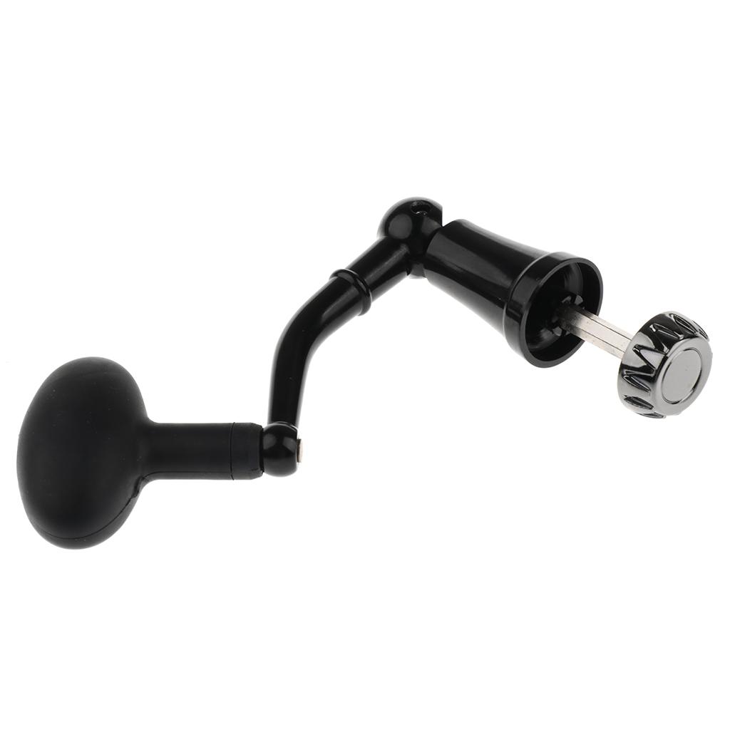 2 PCS Fishing Reel Handle with Knob Folding Handle Rocker Arm L
