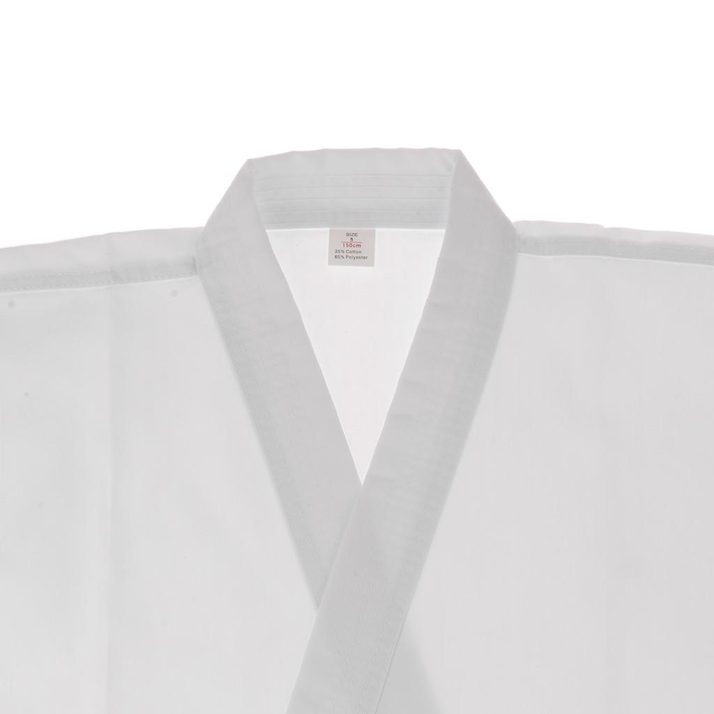 Taekwondo Karateanzug Karate Anzug mit Weißen Gürtel für Boxen Muay Thai 