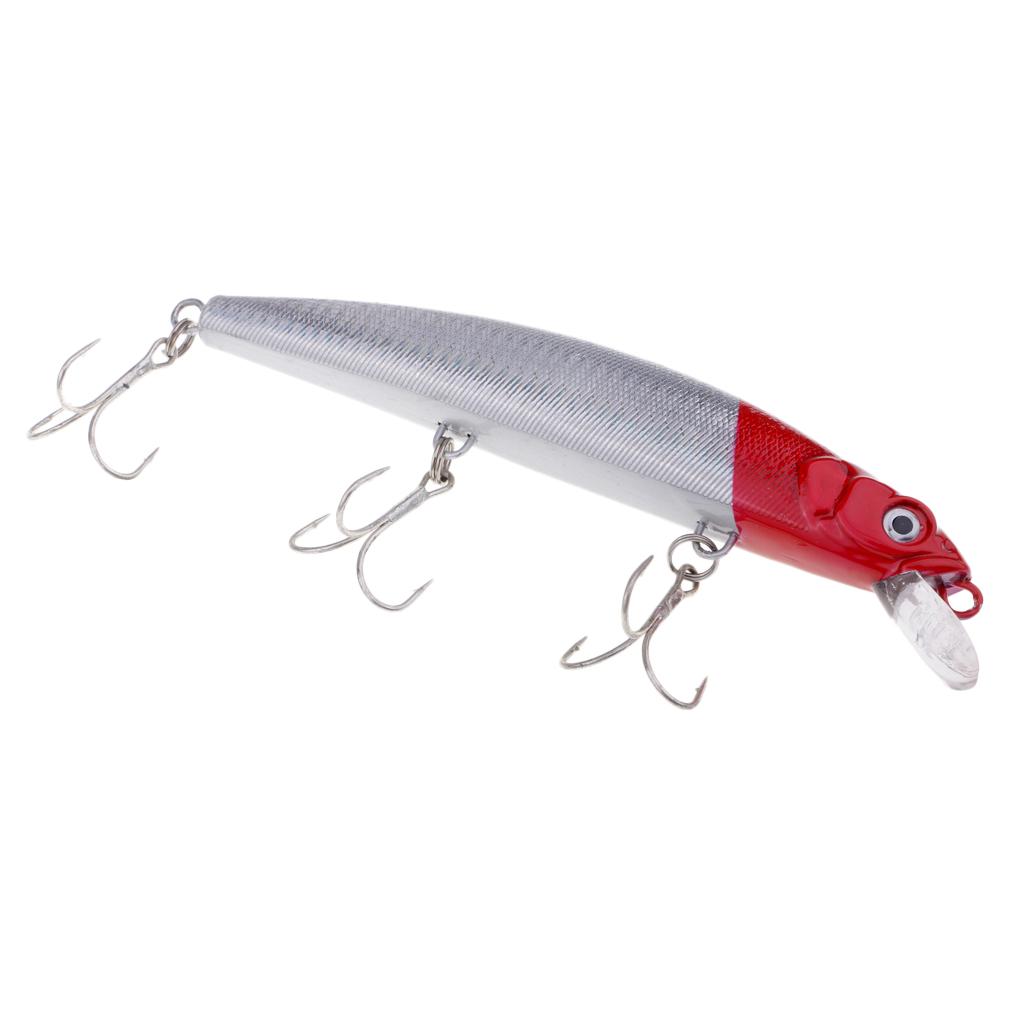 Sink Fishing Lure Minnow Hard Fishing Baits Tackle 16cm/64g Silver