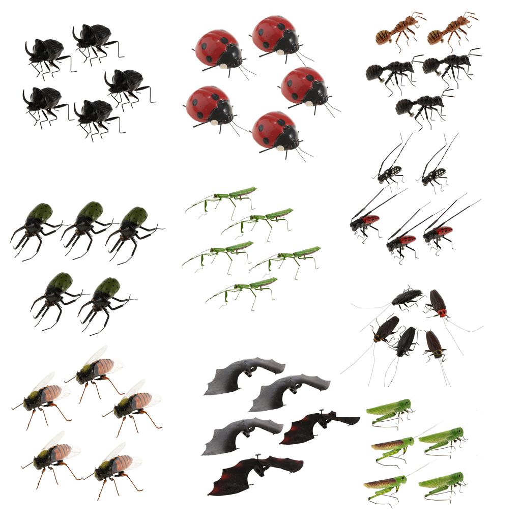 5Pcs Simulation Artificial Insect Model Kids Educative Toys Locust
