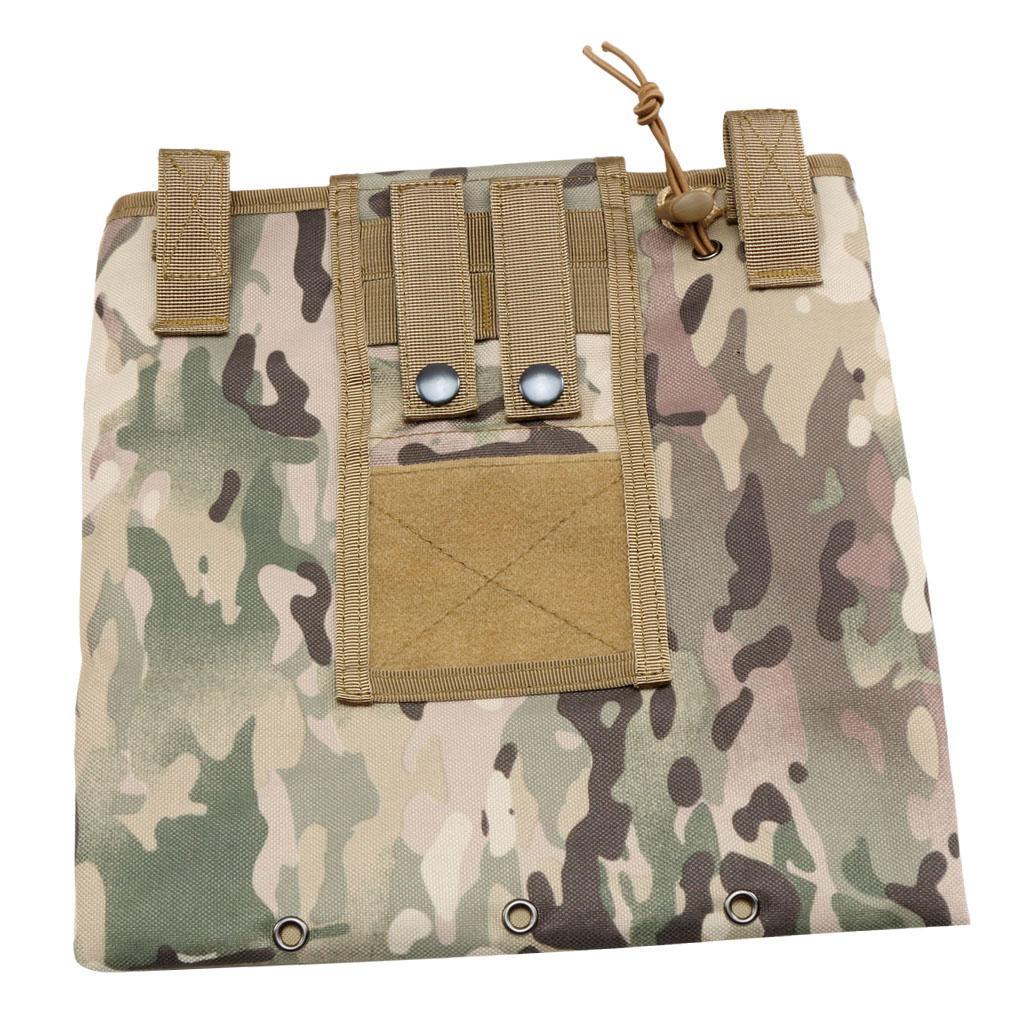 Tactical Magazine Dump Drop Pouch Recycling Bag Molle Storage Drawstring Bag US