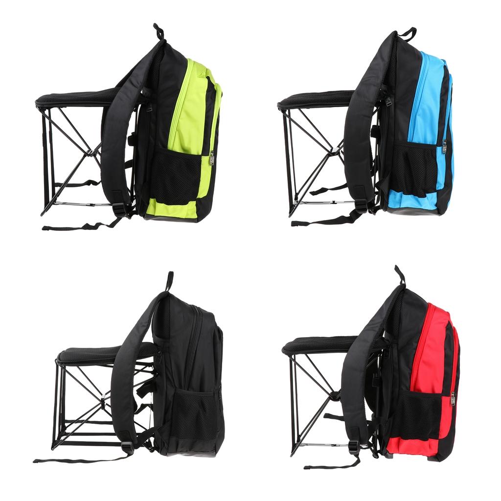 Détails sur Sac à dos léger 2 en 1 avec facile à installer 90KG Tabouret pliant de Détails sur Sac à dos léger 2 en 1 avec facile à installer 90KG Tabouret pliant de