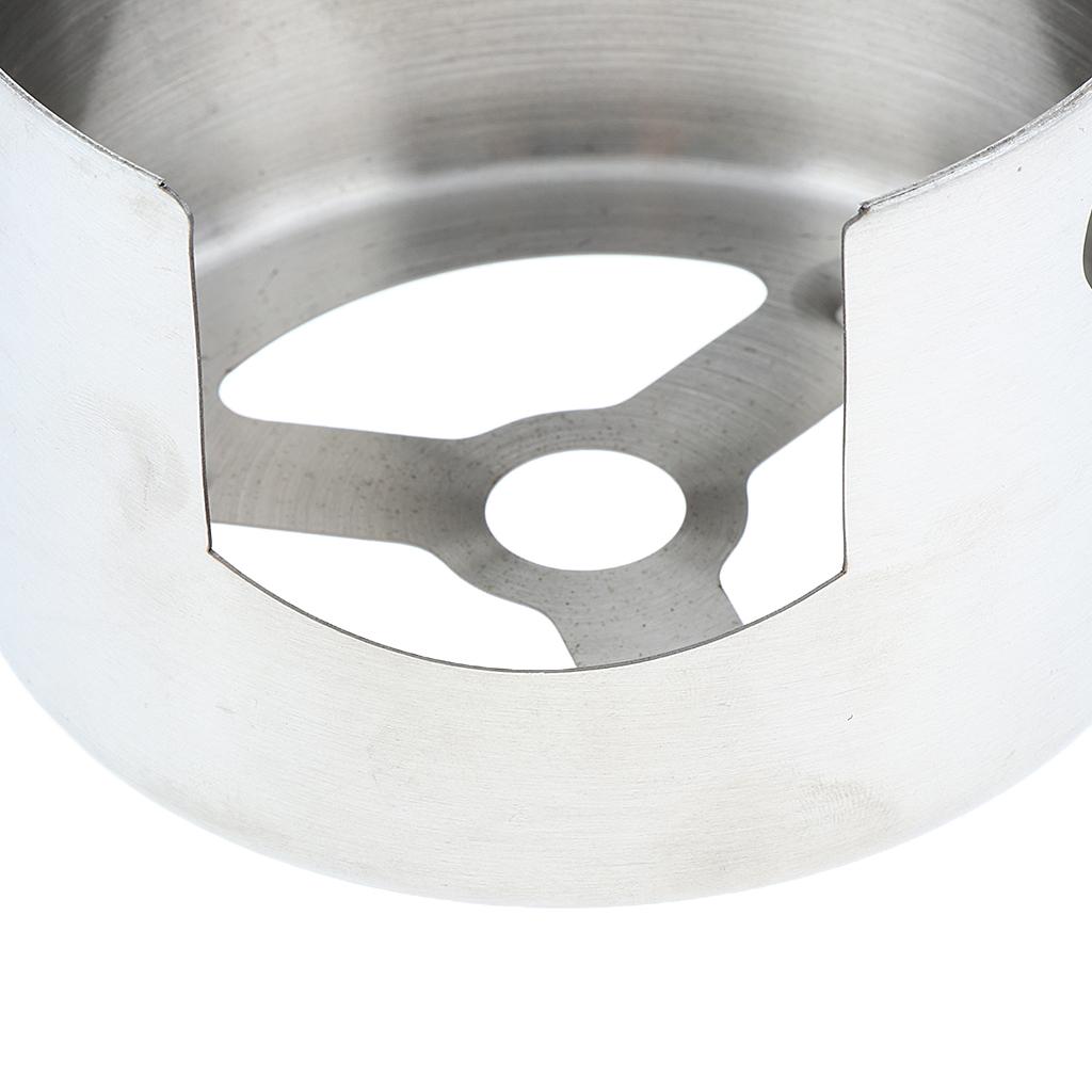 Stainless Steel Camping Hiking Cooking Spirit Alcohol Stove Burner With Rack