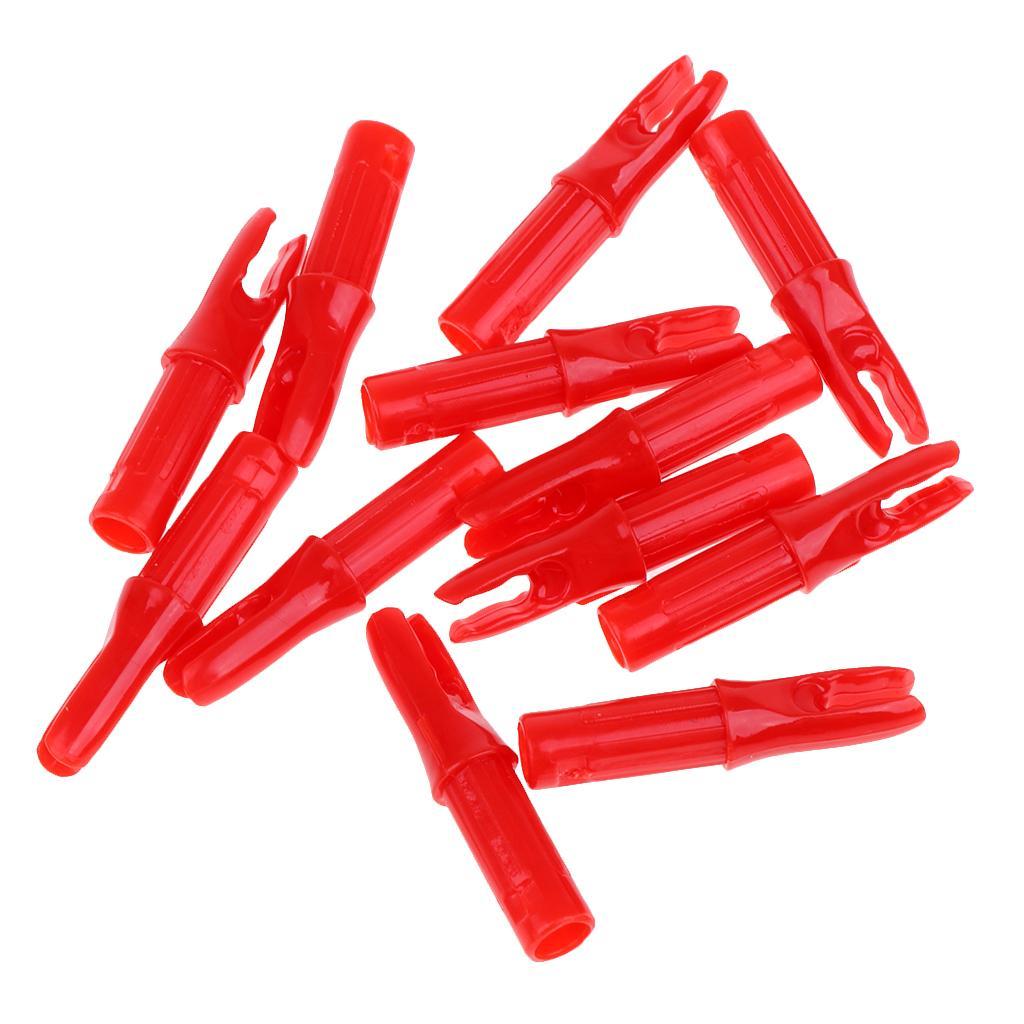 12 Packs 6.2mm Inner Diameter Hunting Compound Bow Archery Arrow Nocks Parts - Picture 4 of 20