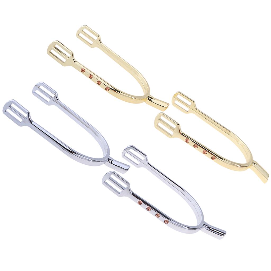 1 Pair Equestrian Horse Spurs English Horse Riding Boots Spurs 12*8*2cm