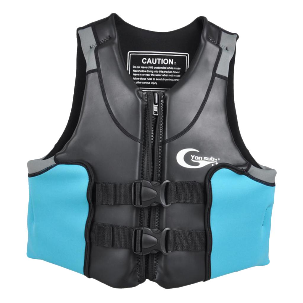 Adults Life Jacket Premium Neoprene Vest Water Ski Wakeboard Size S