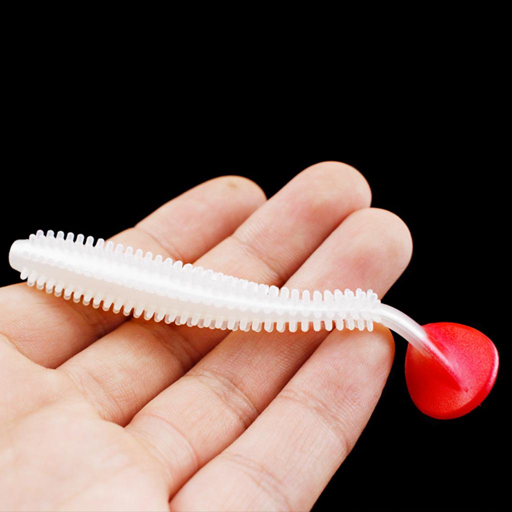 5Pieces PVC Soft Fishing Lures Swimbaits Lifelike for Trout Pike Walleye