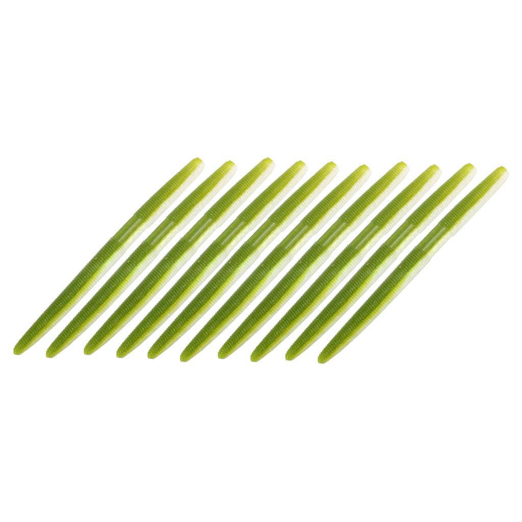 10pcs Imitation Earthworm Artificial Soft Bait Fishing Lure W121-05