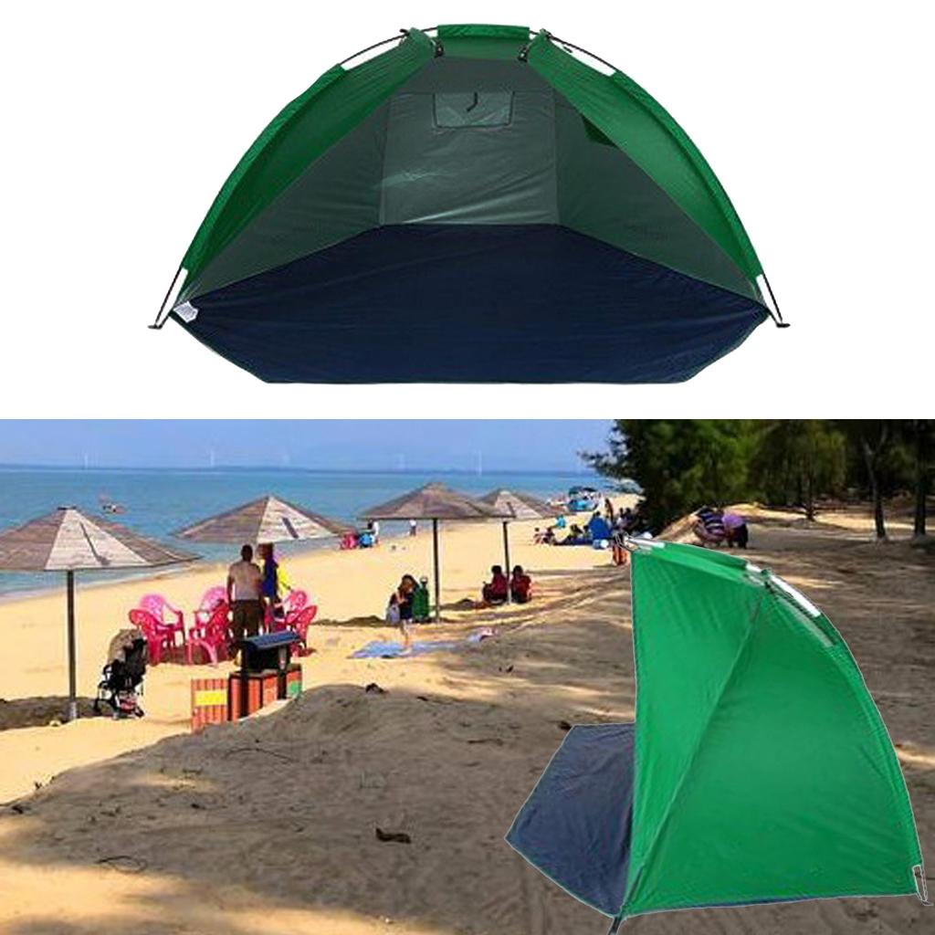 Beach Tent Sun Shelter Canopy Outdoor Garden Camping Anit-UV Green