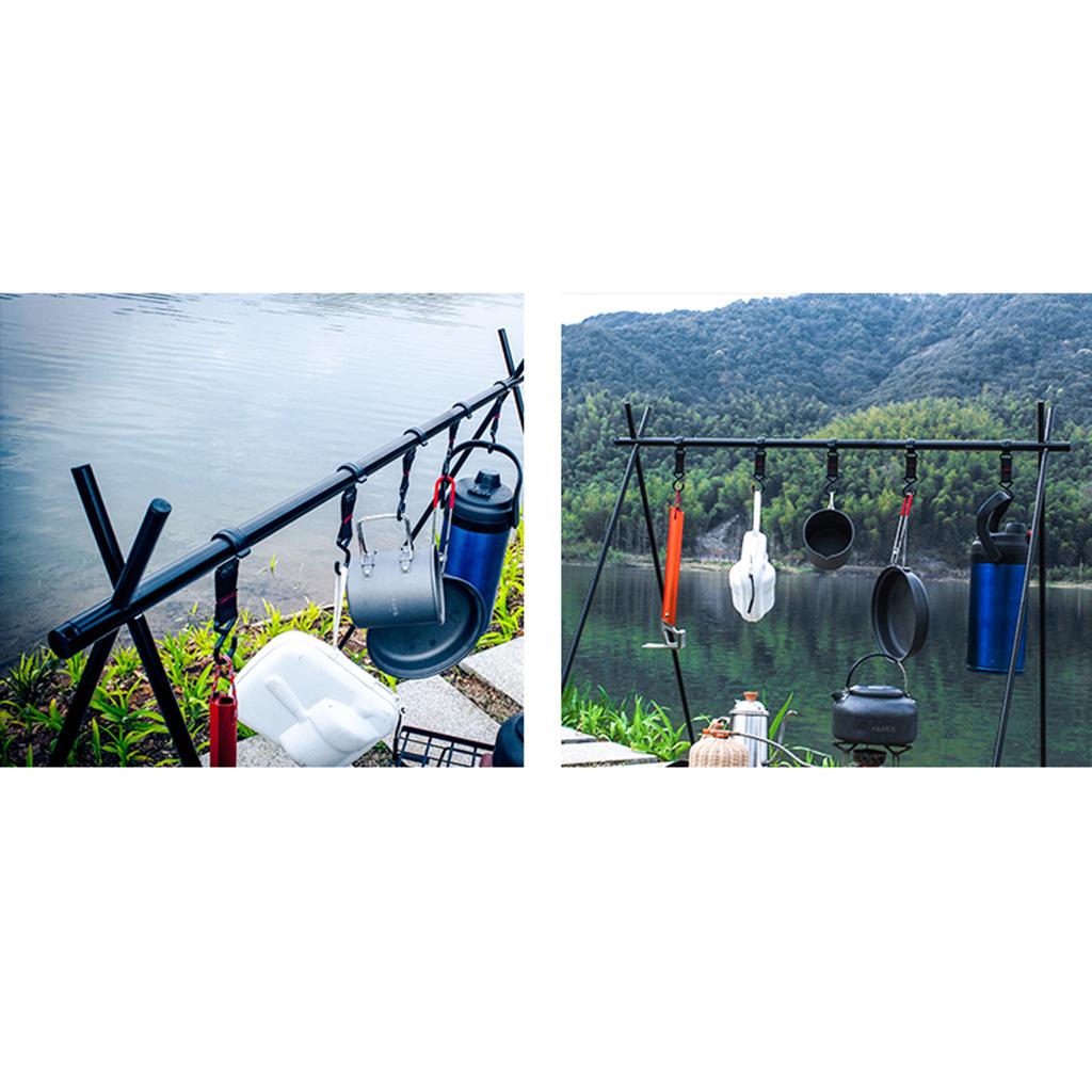 Aluminum Alloy Hanging Rack 8kg Outdoor Camping Triangular Cookware Rack
