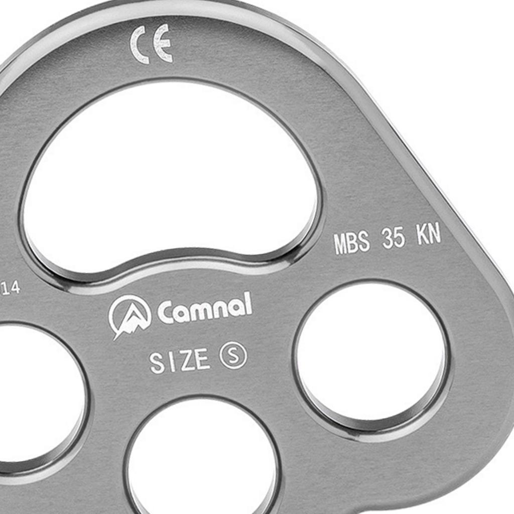 3Pcs Descender Plate 35KN Paw Rigging Plate 4 Holes Rock Climbing Gear