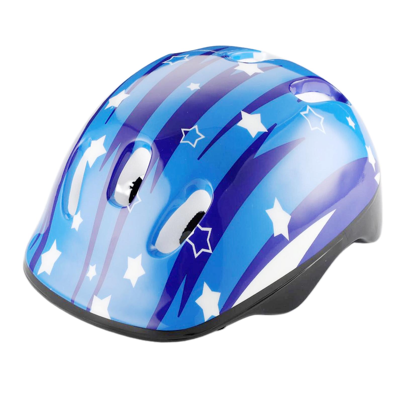 Kid Helmet Bike Bicycle Skateboard Scooter Child Boys Girls And Stunt Blue