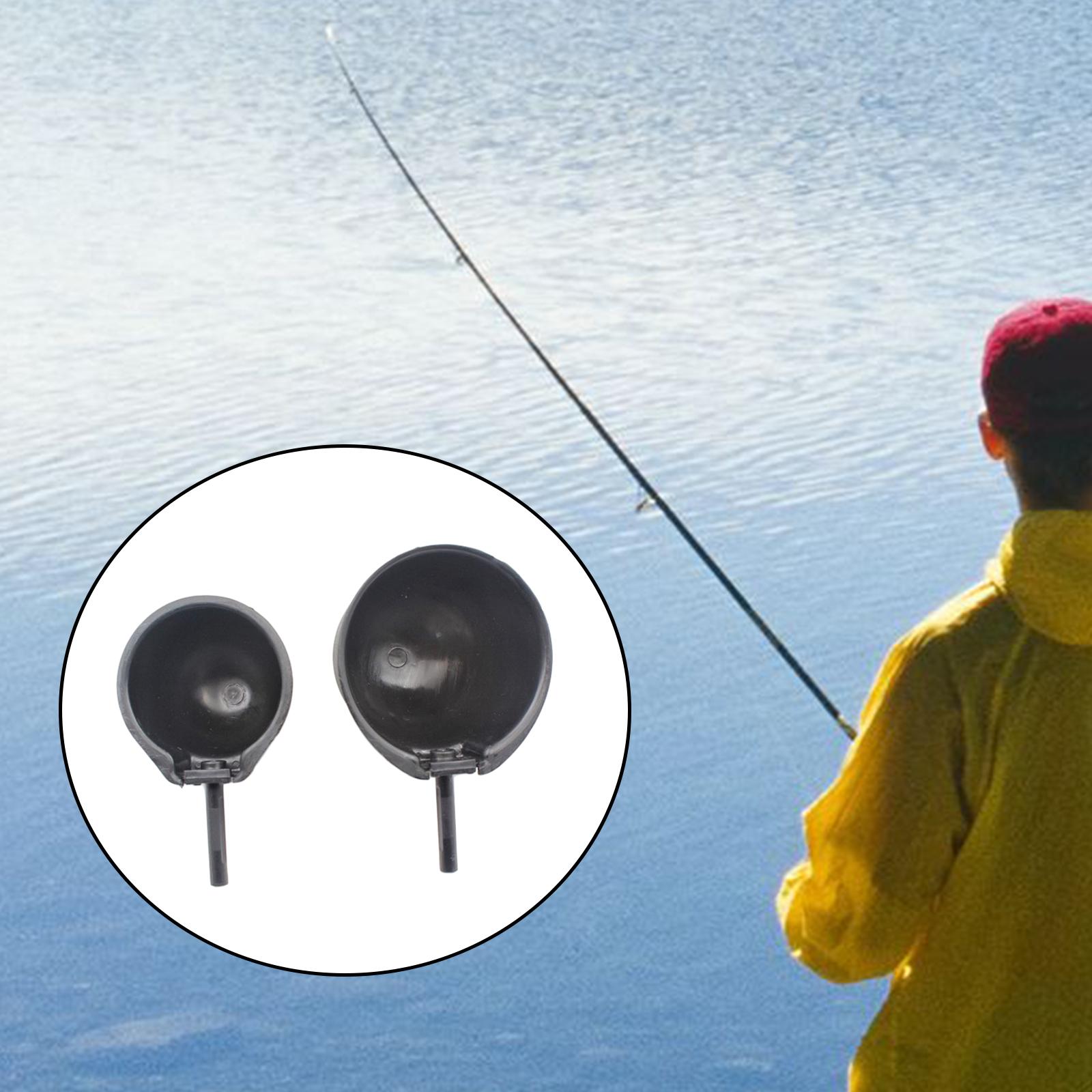 2Pcs Baiting Throwing Spoon Head Shovel Casting Device Accessory