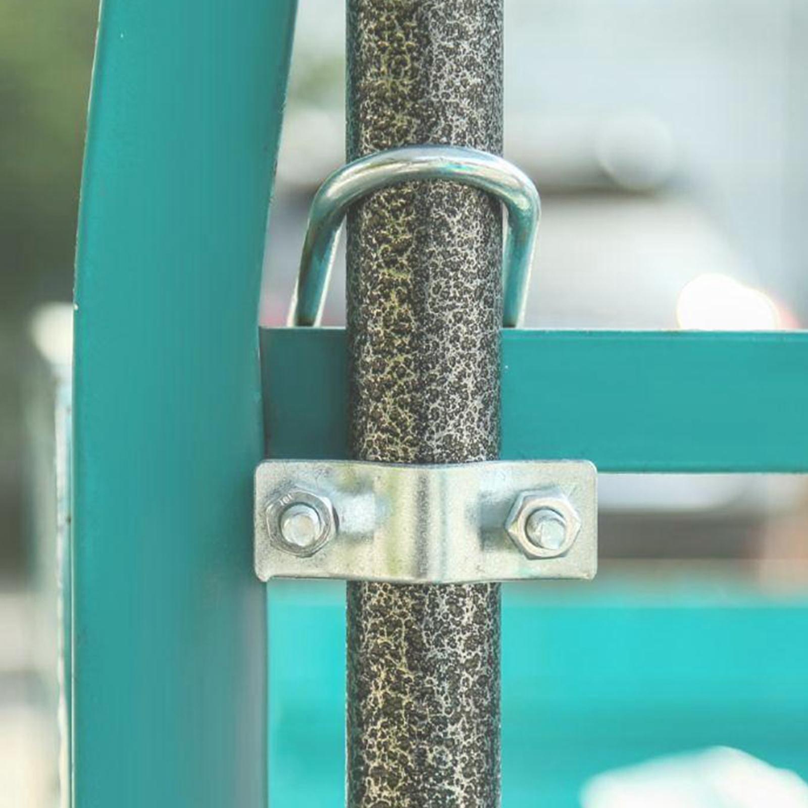 Parasol Holder Balcony Metal Clamp Deck Umbrella Mount Patio Umbrella Holder