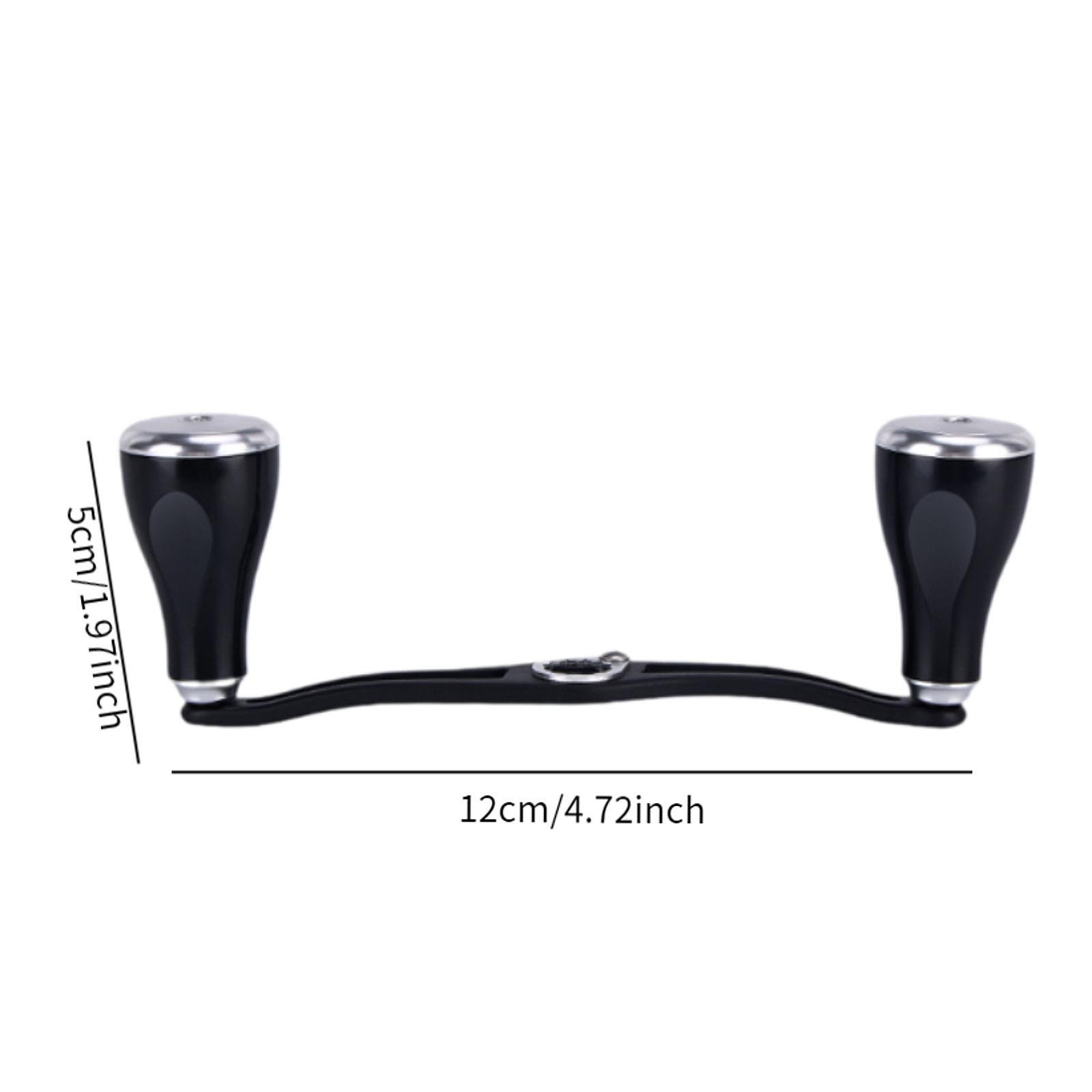 Fishing Reel Handle Strong Aluminum Alloy Practical Crank Handle Replacement Silver