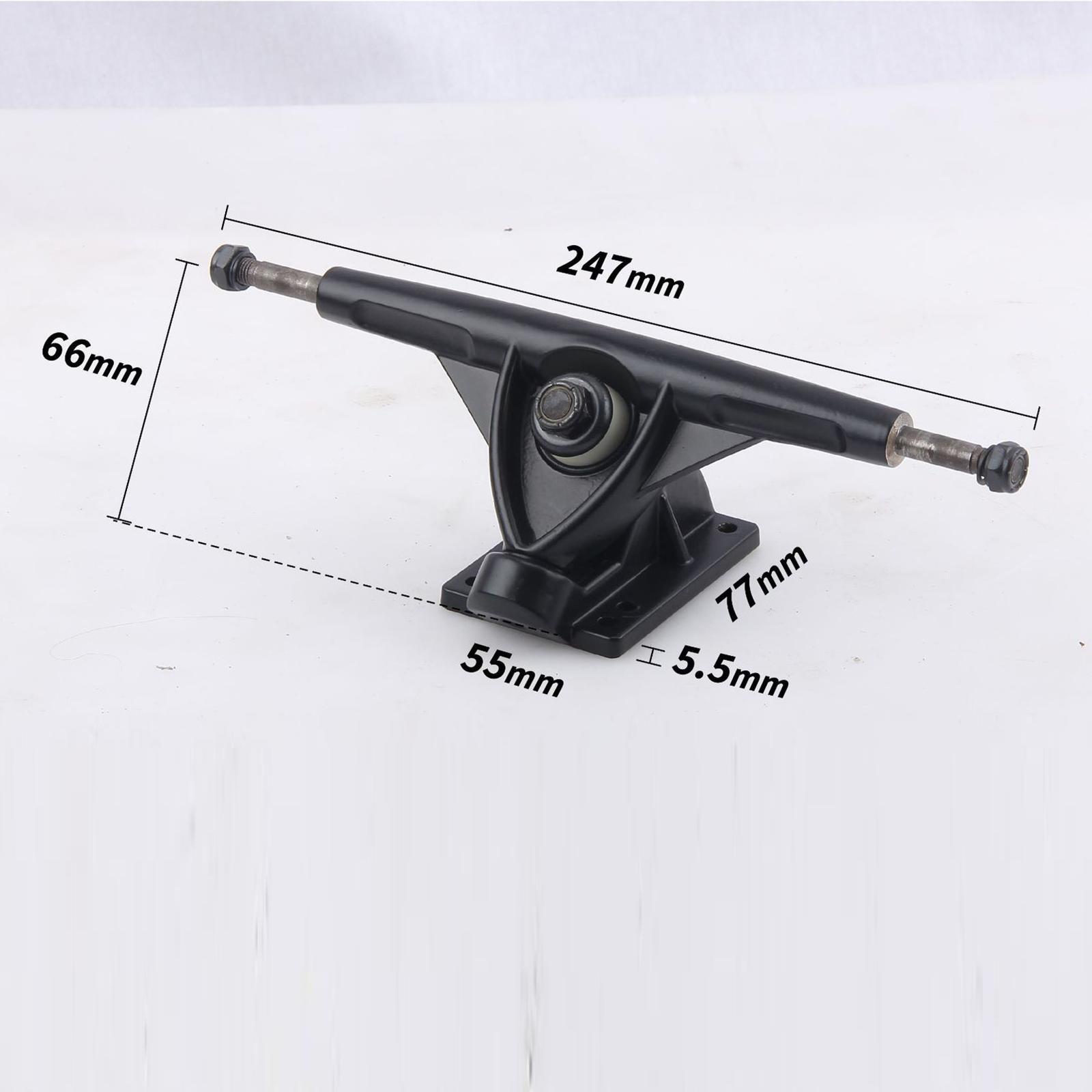 2Pcs Skateboard Truck Carbon Steel for Longboard Standard Skate Board Trucks