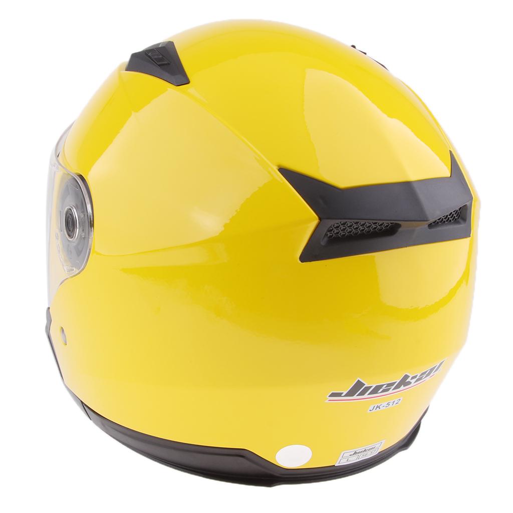 Motorcycle 3/4 Open Face Helmet with Full Face Shield ...