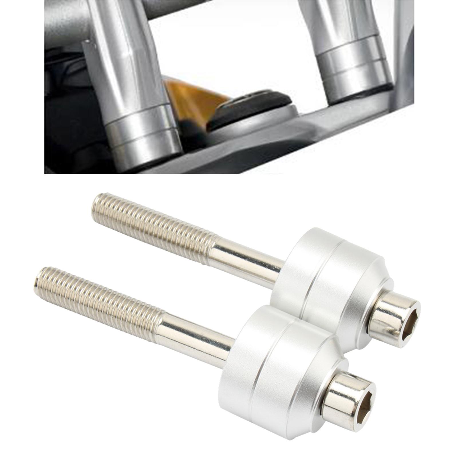 Aluminum Handlebar Risers Kit Height for BMW F800GS F700GS Silver