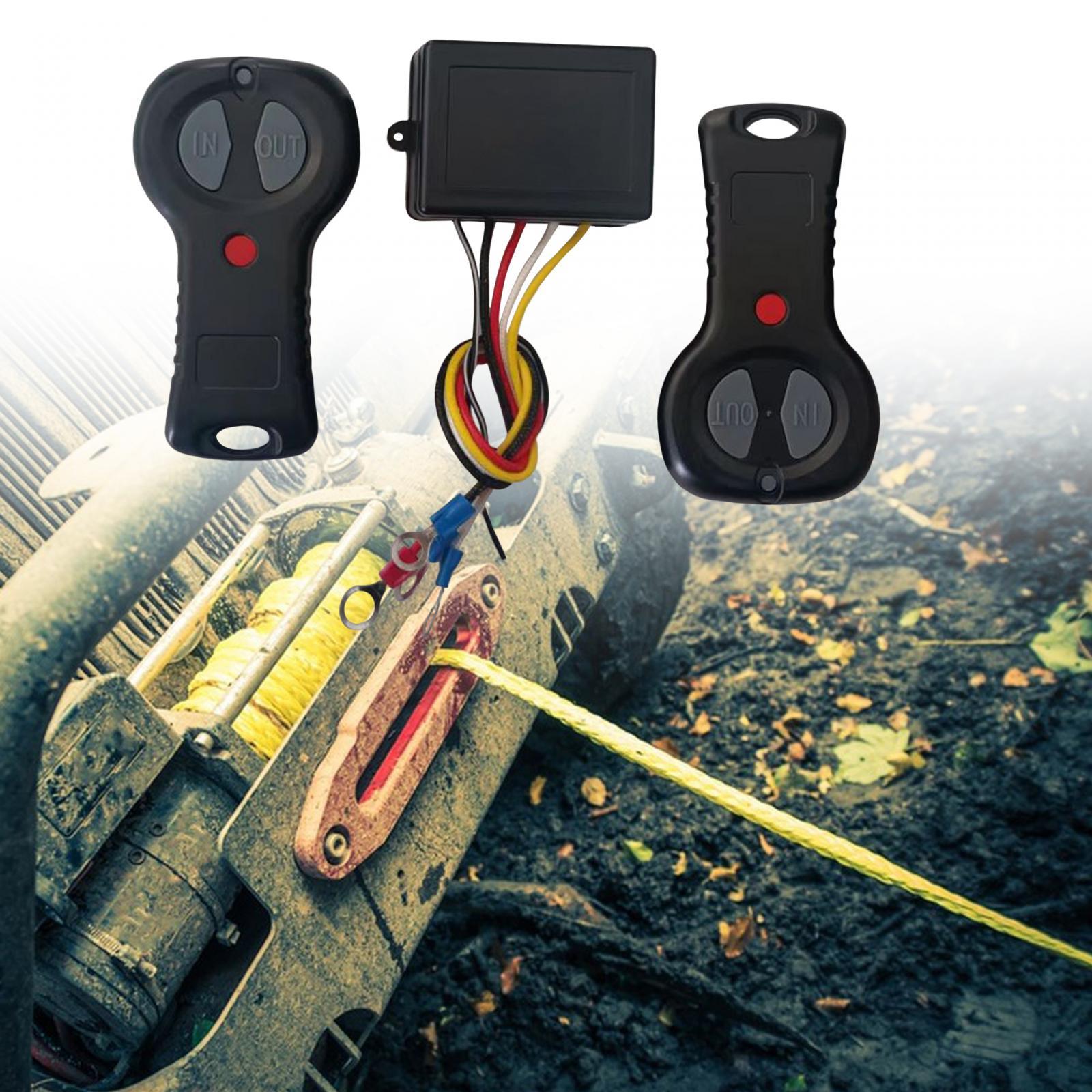 Wireless Winch Remote Control Kit Replacement for ATV Car Trailers