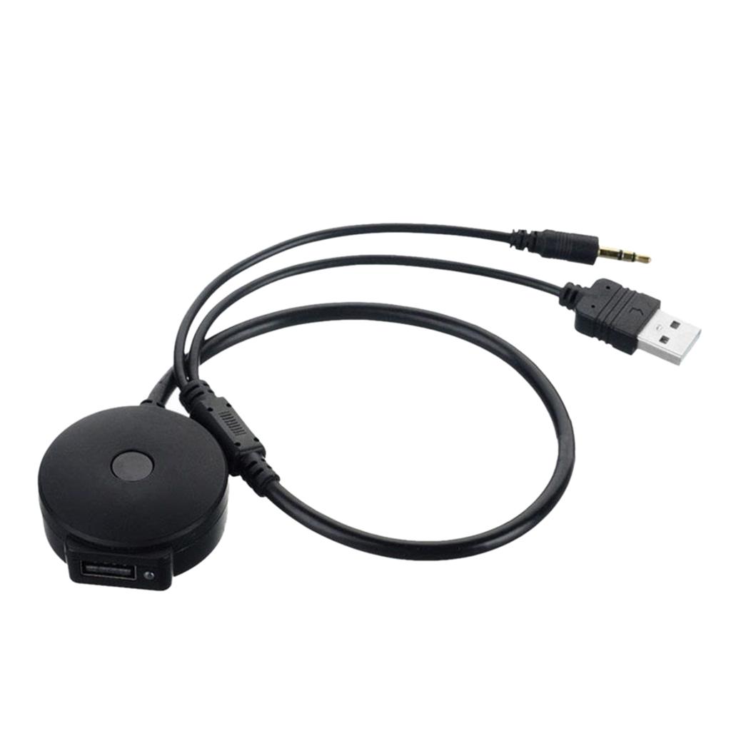 Bluetooth 4.0 Audio Adapter Module For Car Radio Aux Cable With USB Port