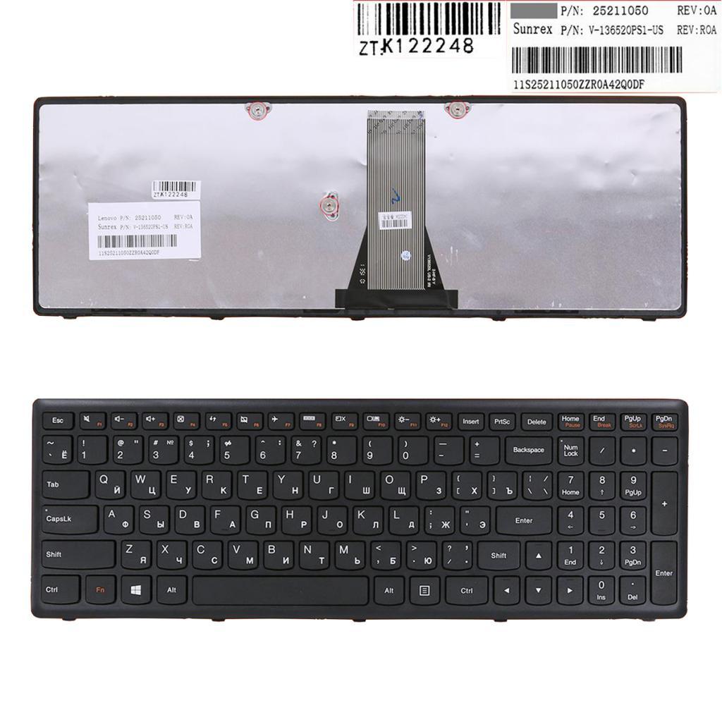 For Lenovo IdeaPad G500C G500S Laptop Russian Keyboard With Black Frame