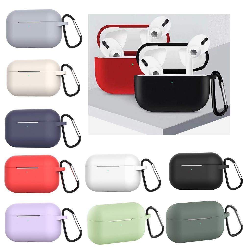  Silicone Protective Case Cover For AirPods Pro Earphone White