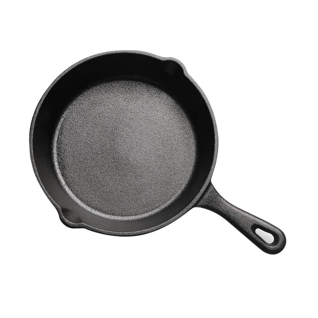 Non Stick Griddle Skillet Frying Pan BBQ Picnic Cast Iron Egg Cooker