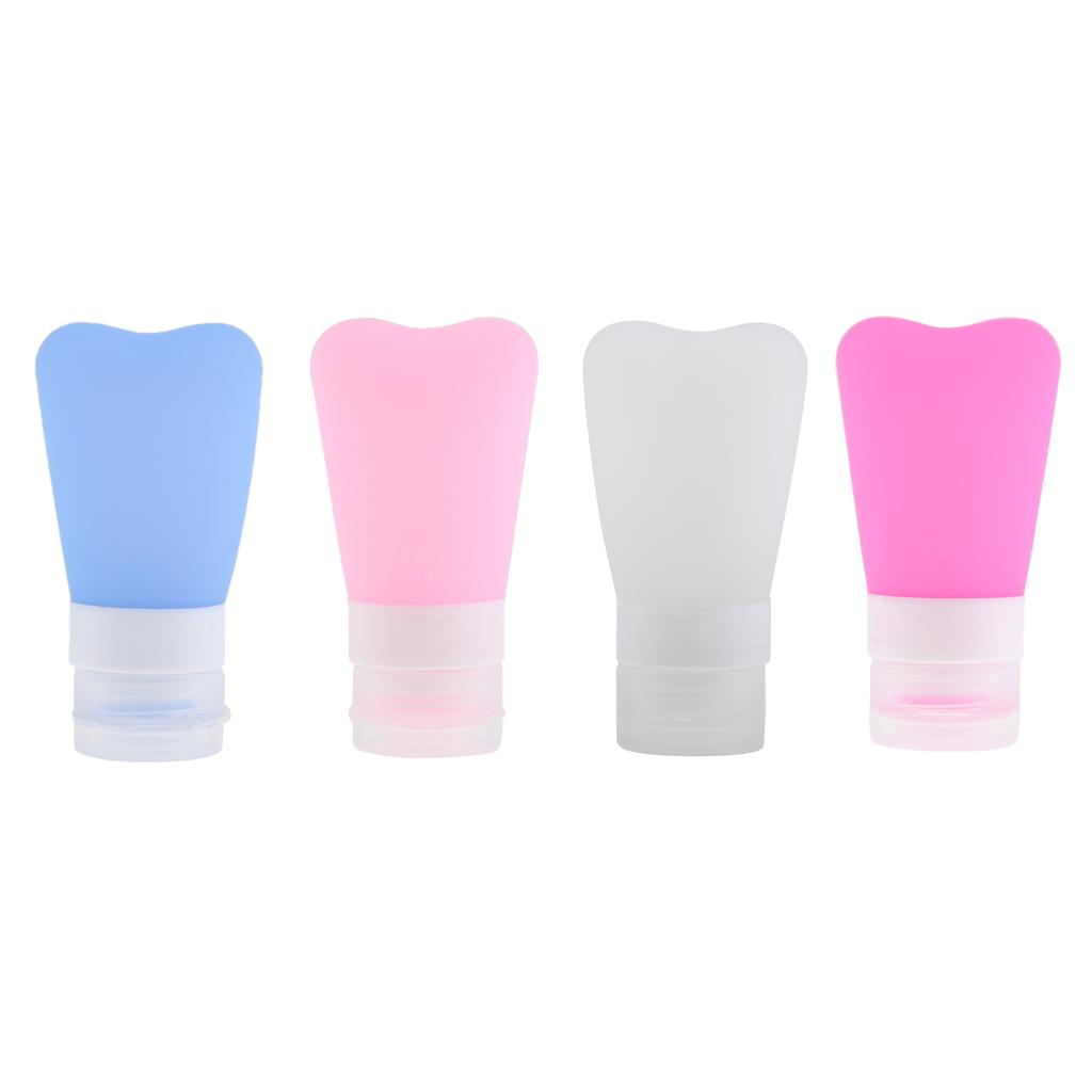 Travel Bottles Refillable Squeezable Silicone Bottles Blue 38ml