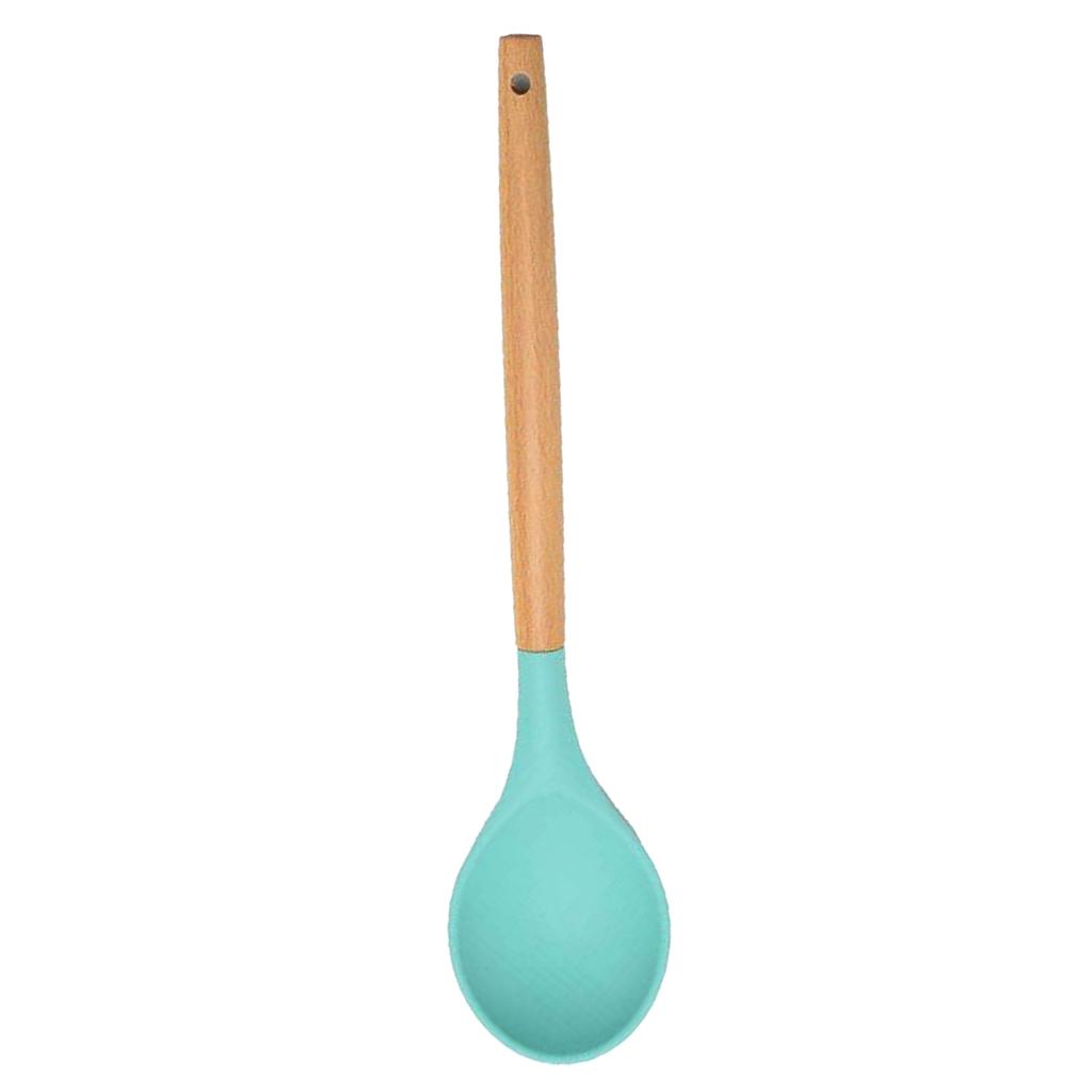 Kitchenware Silicone Cooking Utensil with Wood Handle For Kitchen Type 6