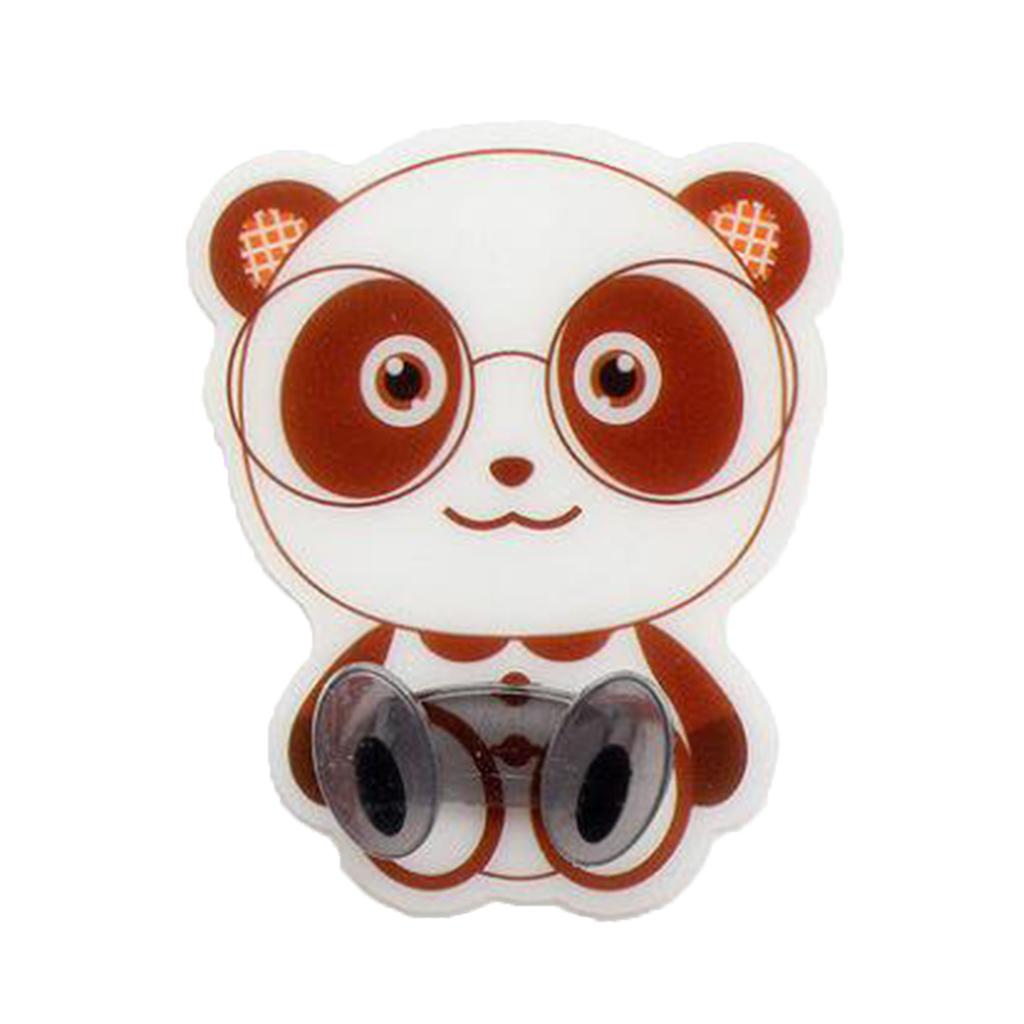 8pcs Cute Traceless Electrical Plug Hook Holder Home Wall Hanger Panda