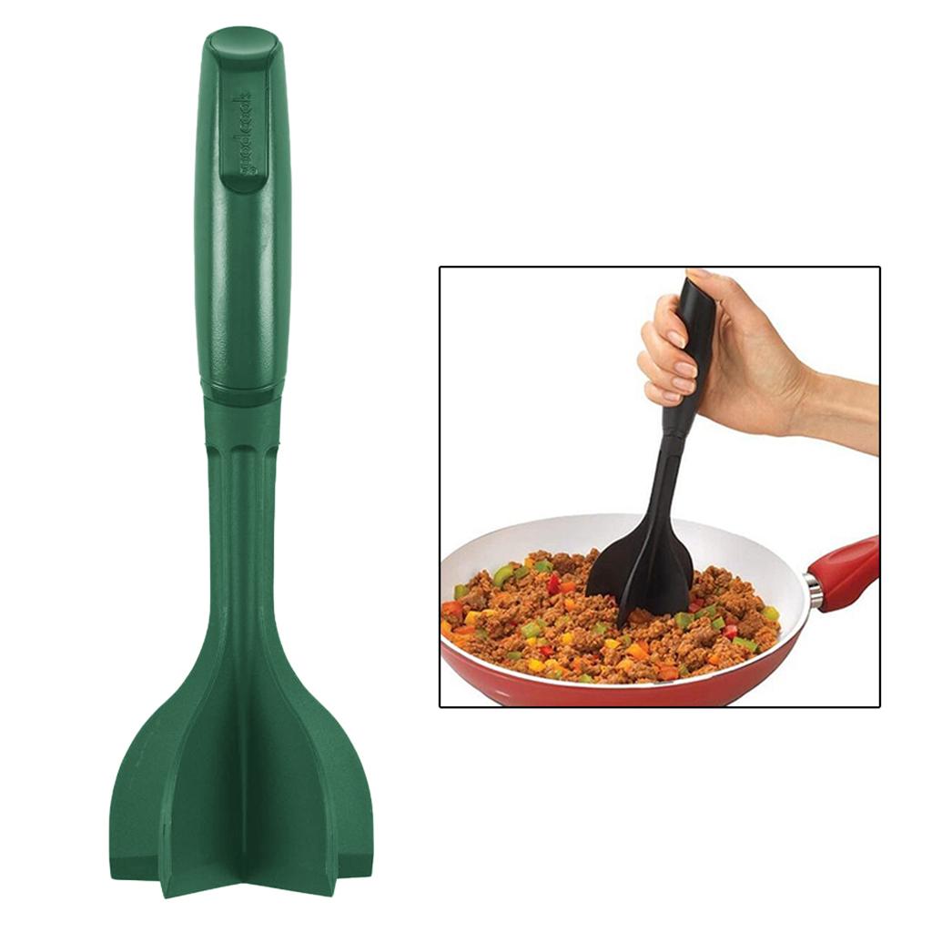 Kitchen Mix Tool Chopper Heat Resistant Meat Masher Smasher Kitchen Green